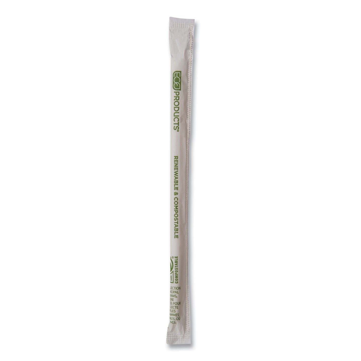 PHA Straws | Eco-Products® 7.75" Natural White