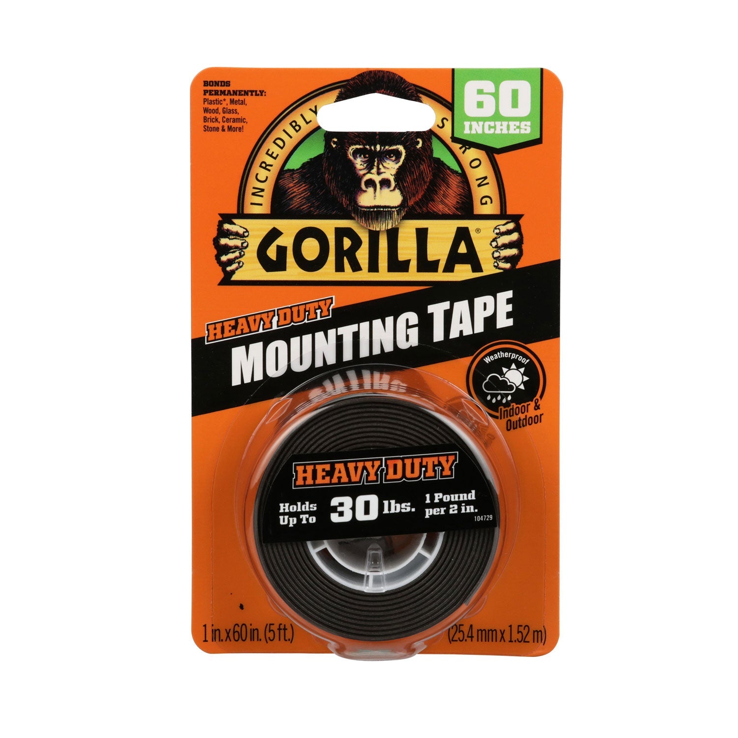 Gorilla Heavy Duty Mounting Tape | Holds 30 lbs