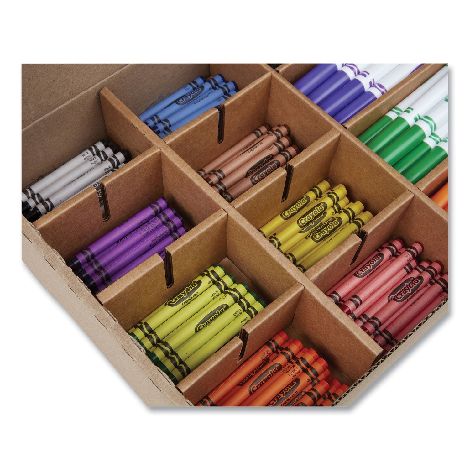 Crayola® Crayons And Markers Combo Classpack, Eight Colors, 256/set