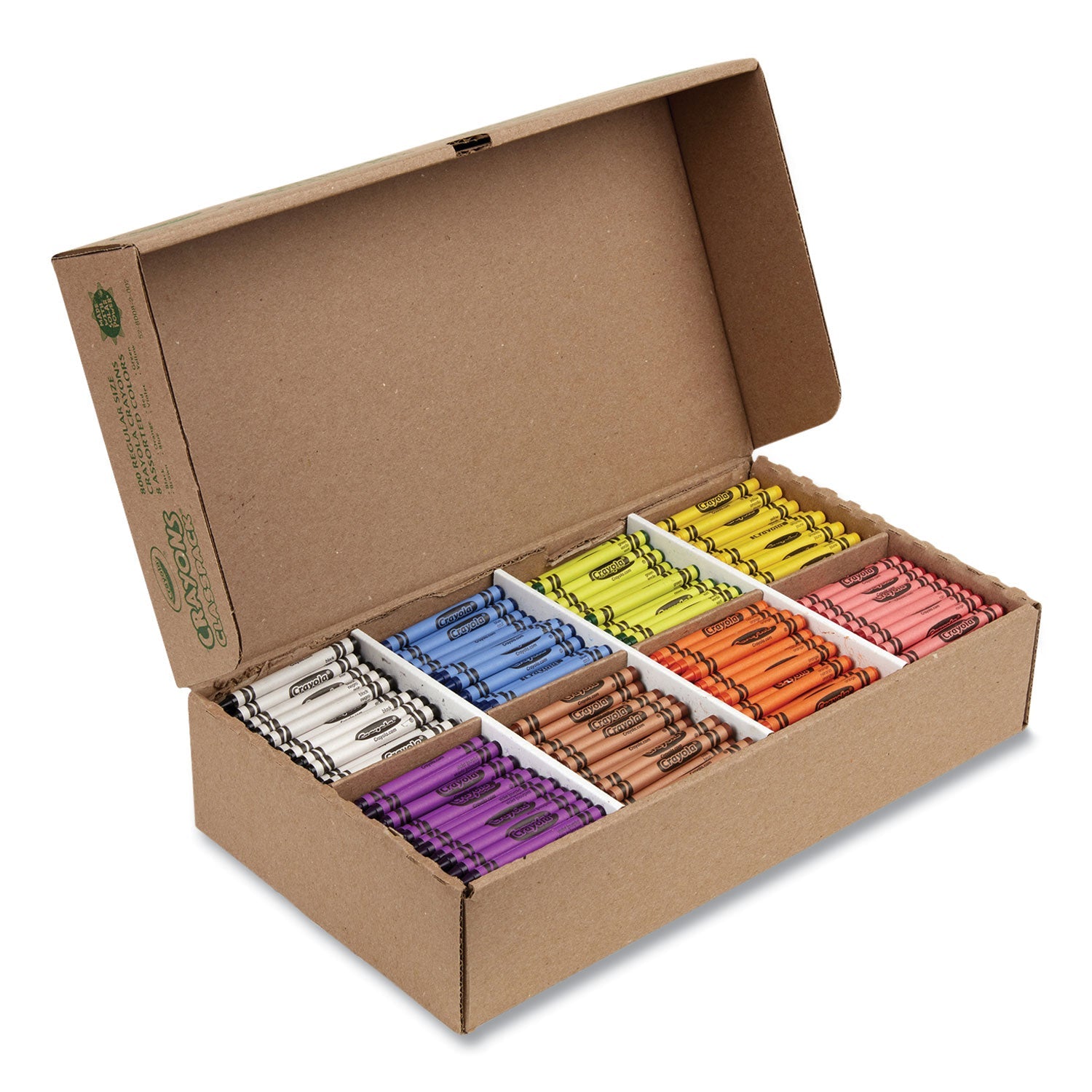 Crayola® Classpack Regular Crayons, 8 Colors, 800/box