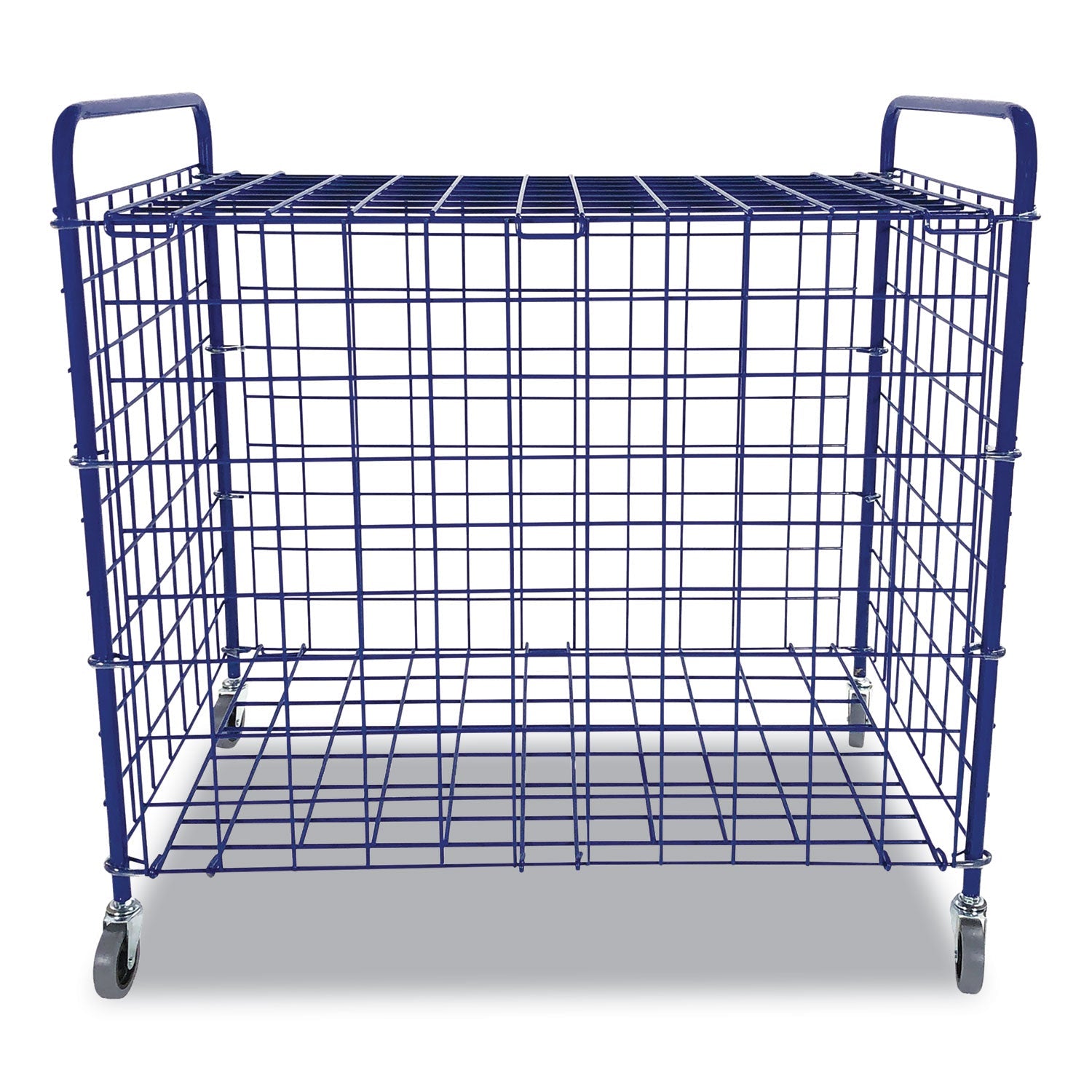 Lockable Ball Storage Cart | Blue