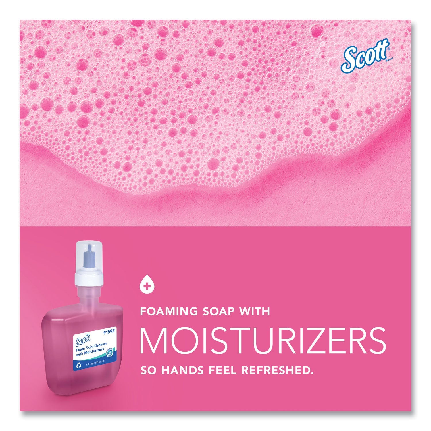 Scott® Pro Foam Skin Cleanser with Moisturizers Refill, Citrus Floral Scent, 1.2 L