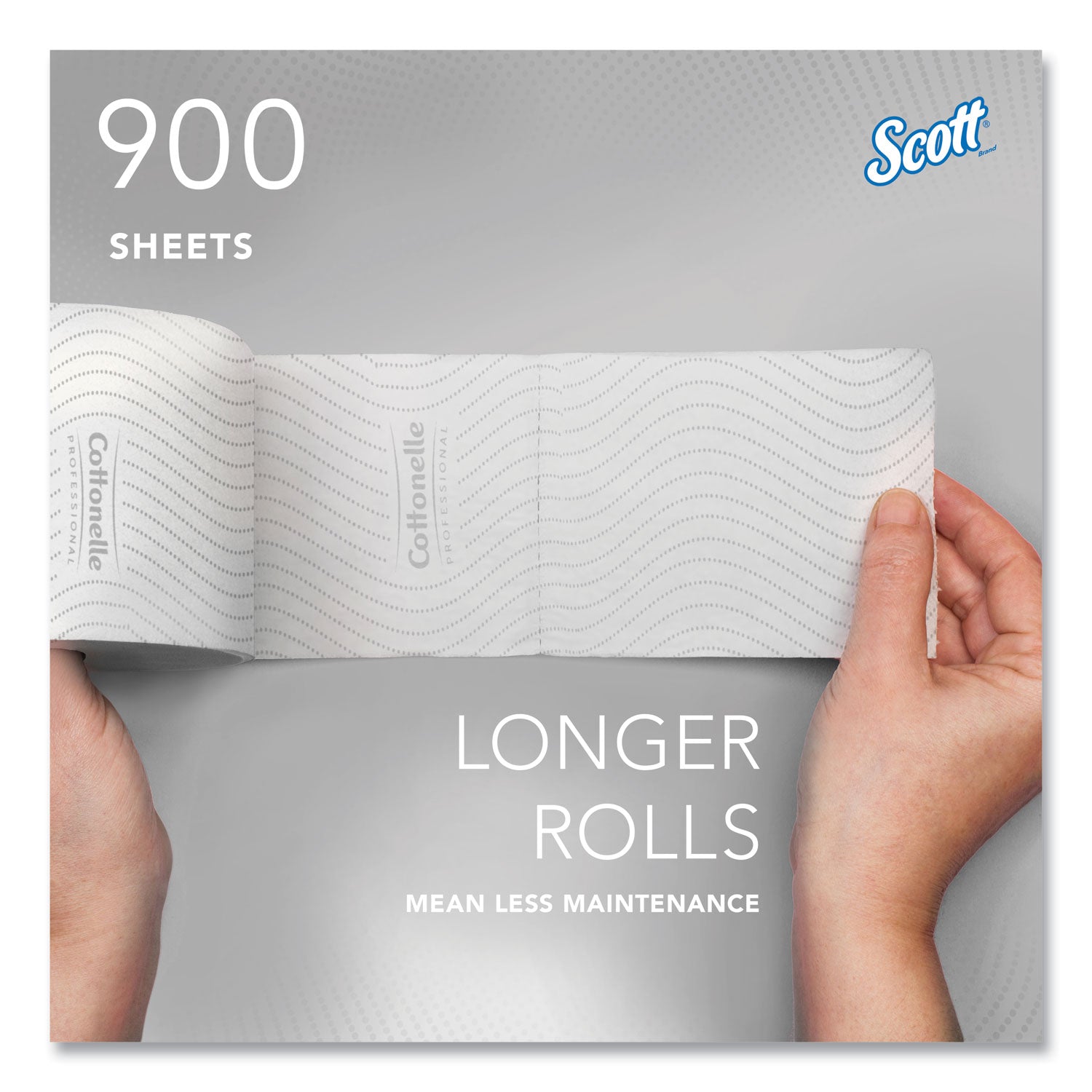 Cottonelle® Clean Care Bathroom Tissue, Septic Safe, 2-Ply, White, 900 Sheets/Roll, 36 Rolls/Carton