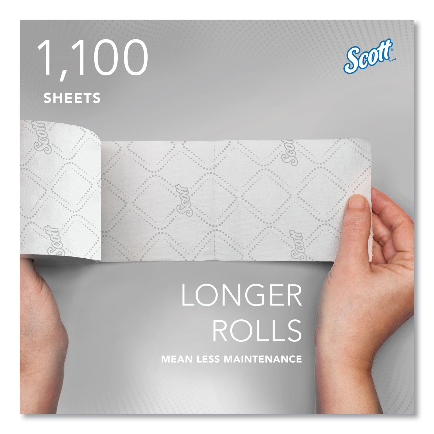 Scott® Pro Small Core High Capacity/SRB Bath Tissue, Septic Safe, 2-Ply, White, 1,100 Sheets/Roll, 36 Rolls/Carton