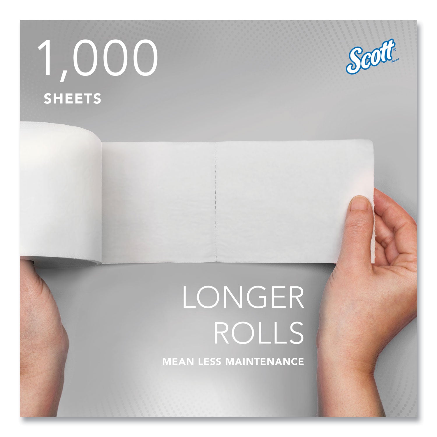 Scott® Essential Coreless SRB Bathroom Tissue, Septic Safe, 2-Ply, White, 1,000 Sheets/Roll, 36 Rolls/Carton