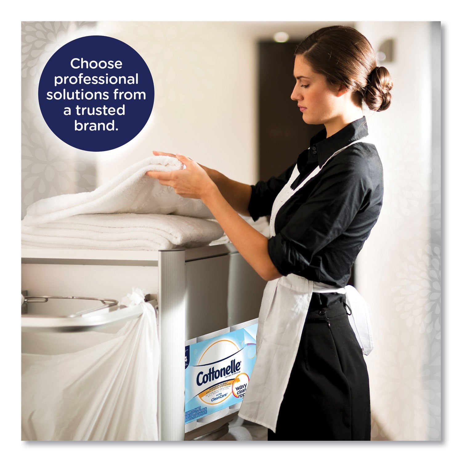 Cottonelle® Clean Care Bathroom Tissue, Septic Safe, 1-Ply, White, 170 Sheets/roll, 48 Rolls/carton