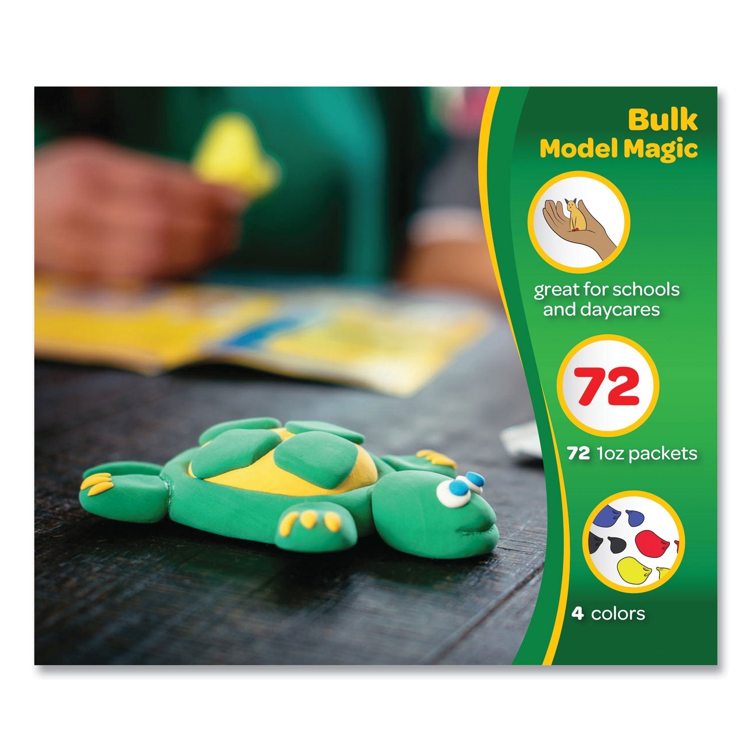 Crayola® Model Magic Modeling Compound, 1 Oz Packs, 75 Packs, Assorted Colors, 6 Lbs 13 Oz