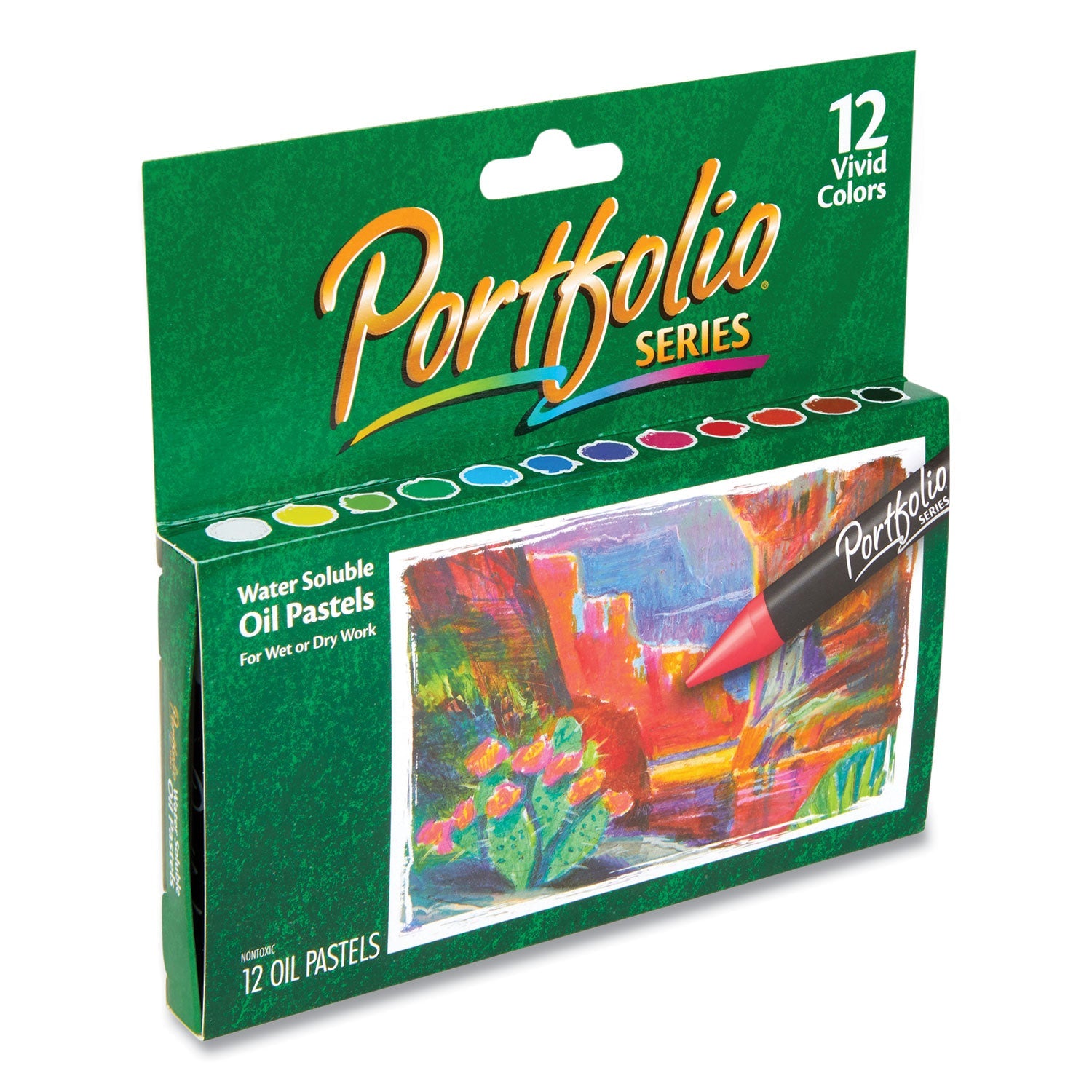 Crayola® Portfolio Series Oil Pastels, 12 Assorted Colors, 12/pack