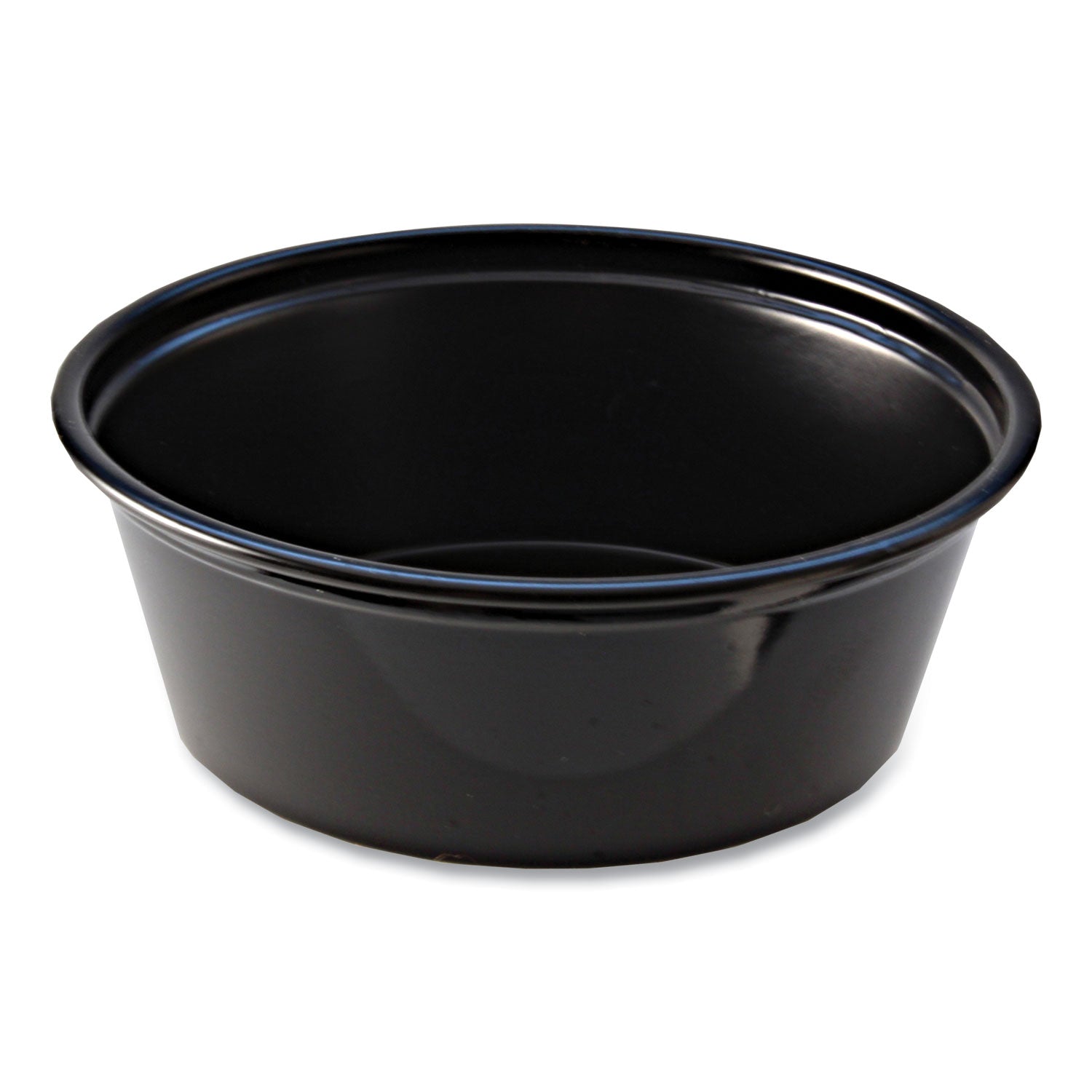 Portion Cups | 1.5oz Black Plastic