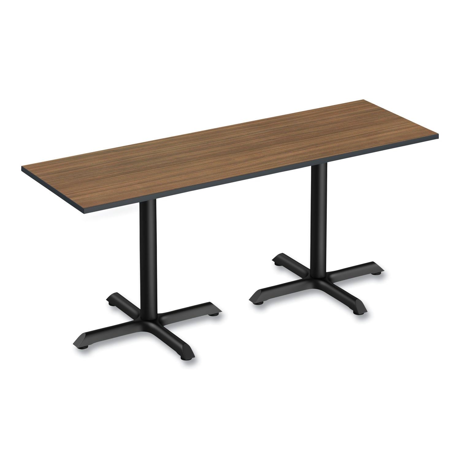 Alera® Reversible Laminate Table Top, Rectangular, 47.63w X 23.63d, Espresso/walnut