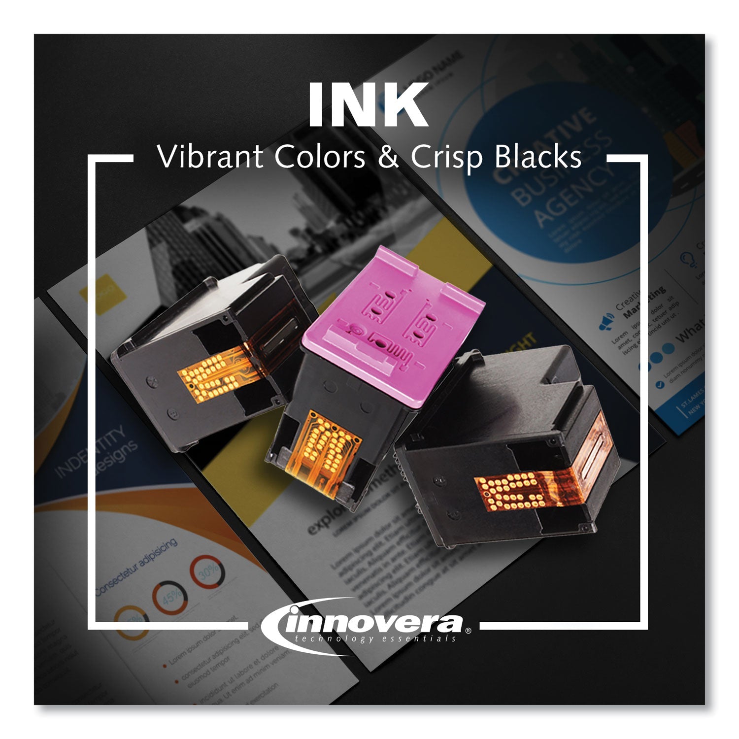 Innovera® Remanufactured Black Ink, Replacement for PG-260XL (3706C001), 450 Page-Yield - Bloom Skins