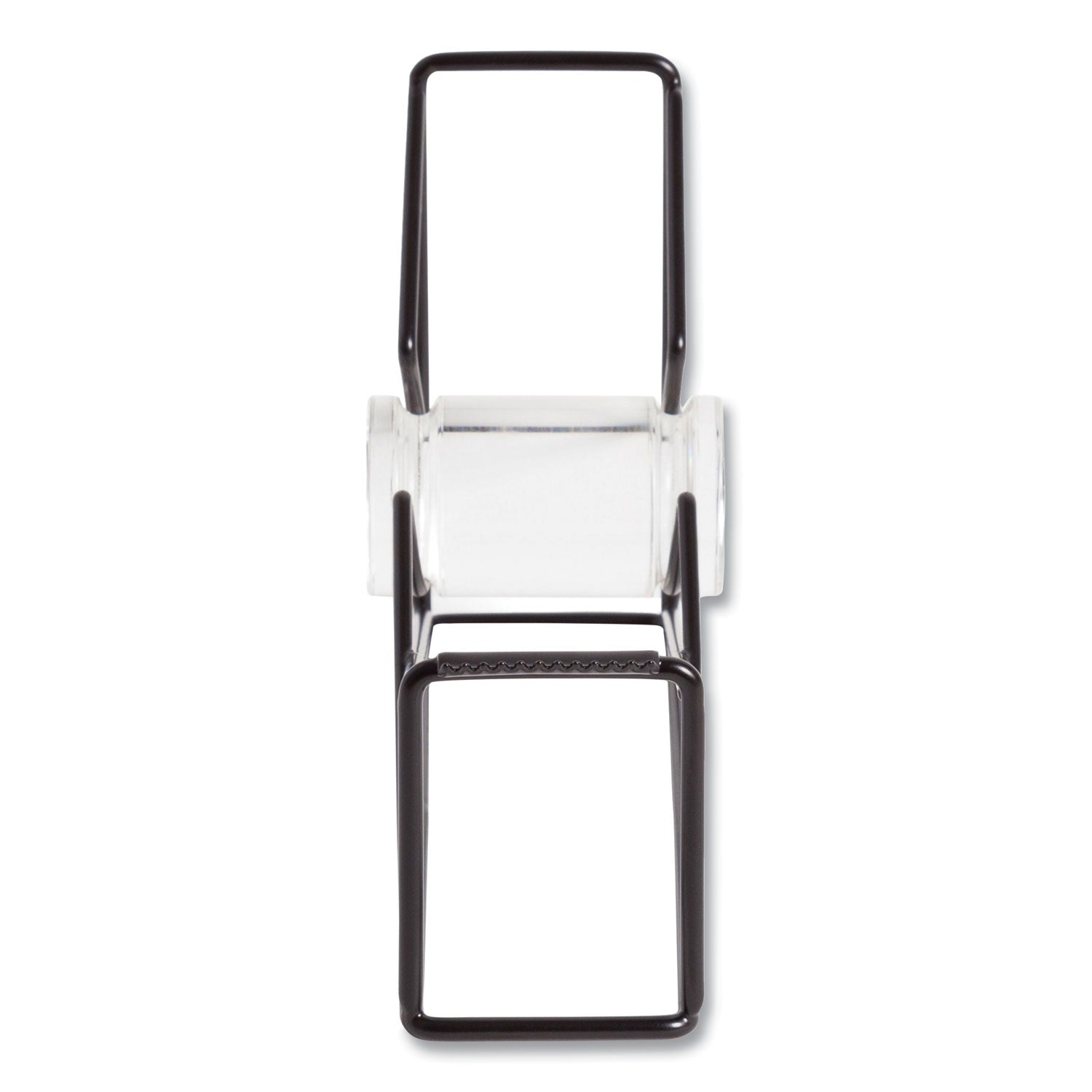 U Brands Vena Tape Dispenser, 1" Core, Metal, Black