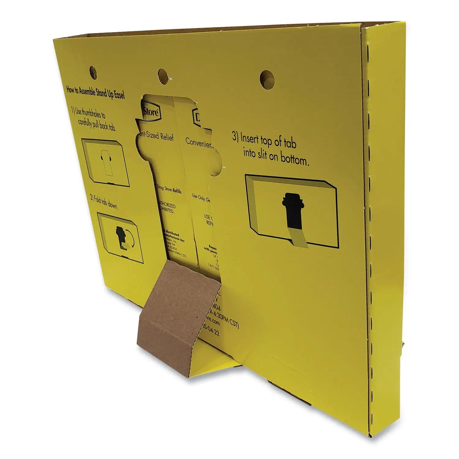 Lil' Drugstore® Single-Dose Medicine Dispenser, 105-Pieces, Plastic Case, Yellow