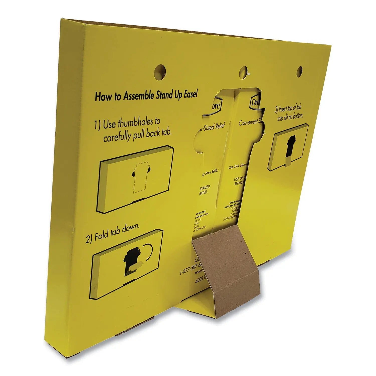 Lil' Drugstore® Single-Dose Medicine Dispenser, 105-Pieces, Plastic Case, Yellow