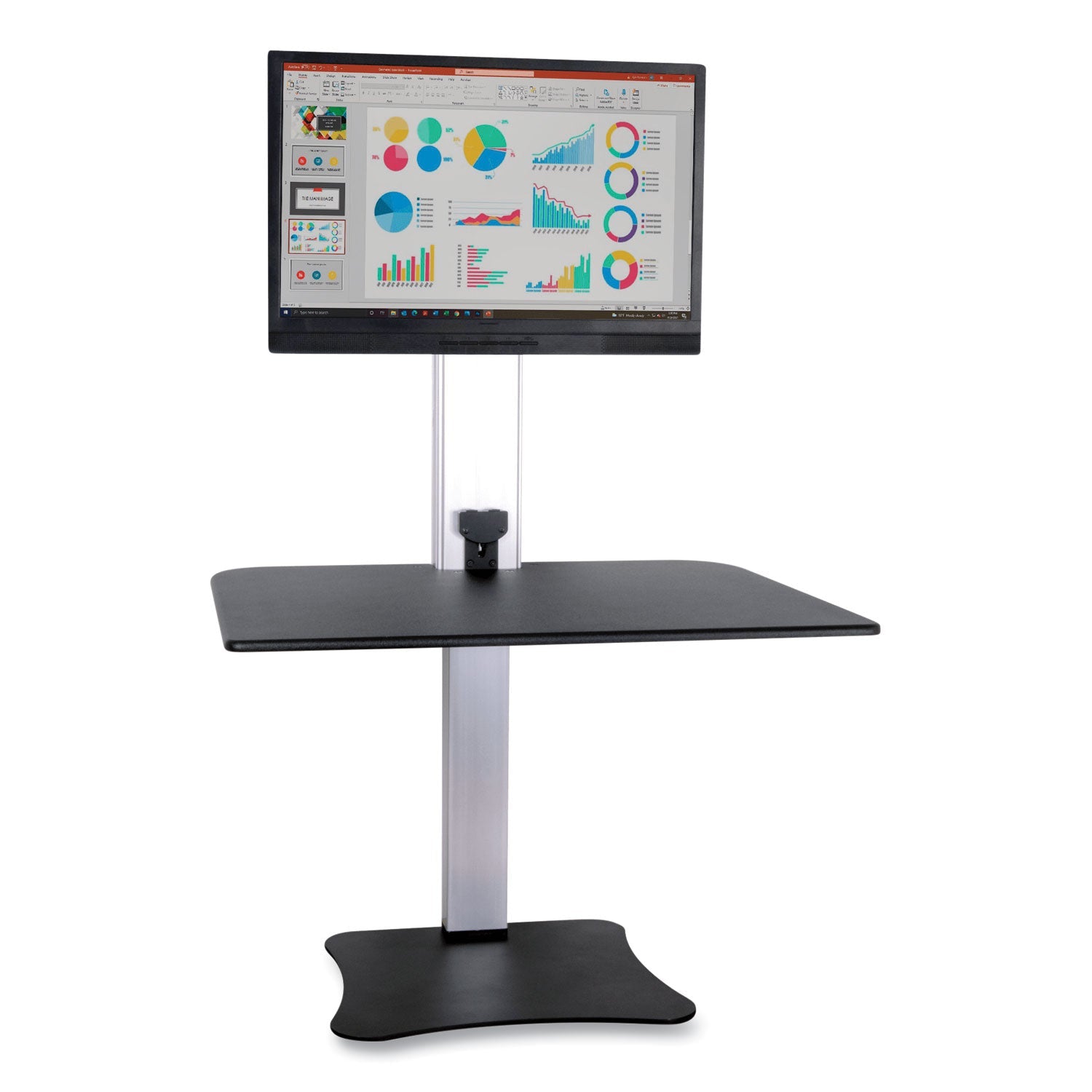 High Rise Electric Standing Desk | Single Monitor