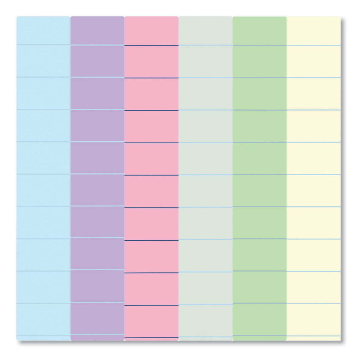 Roaring Spring® Enviroshades Legal Notepads, 50 Assorted 5 x 8 Sheets, 72 Notepads/Carton