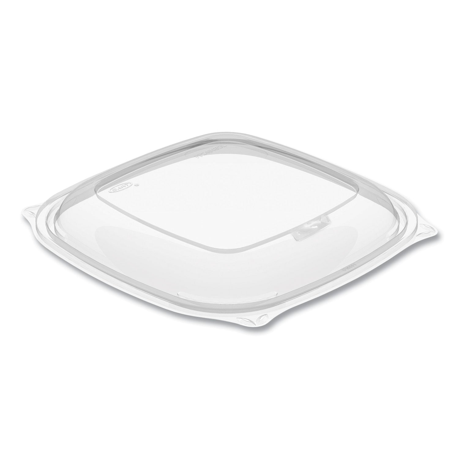 Dart® PresentaBowls Pro Clear Square Bowl Lids, Large Vented Square, 8.5 x 8.5 x 1, Clear, Plastic, 63/Bag, 4 Bags/Carton