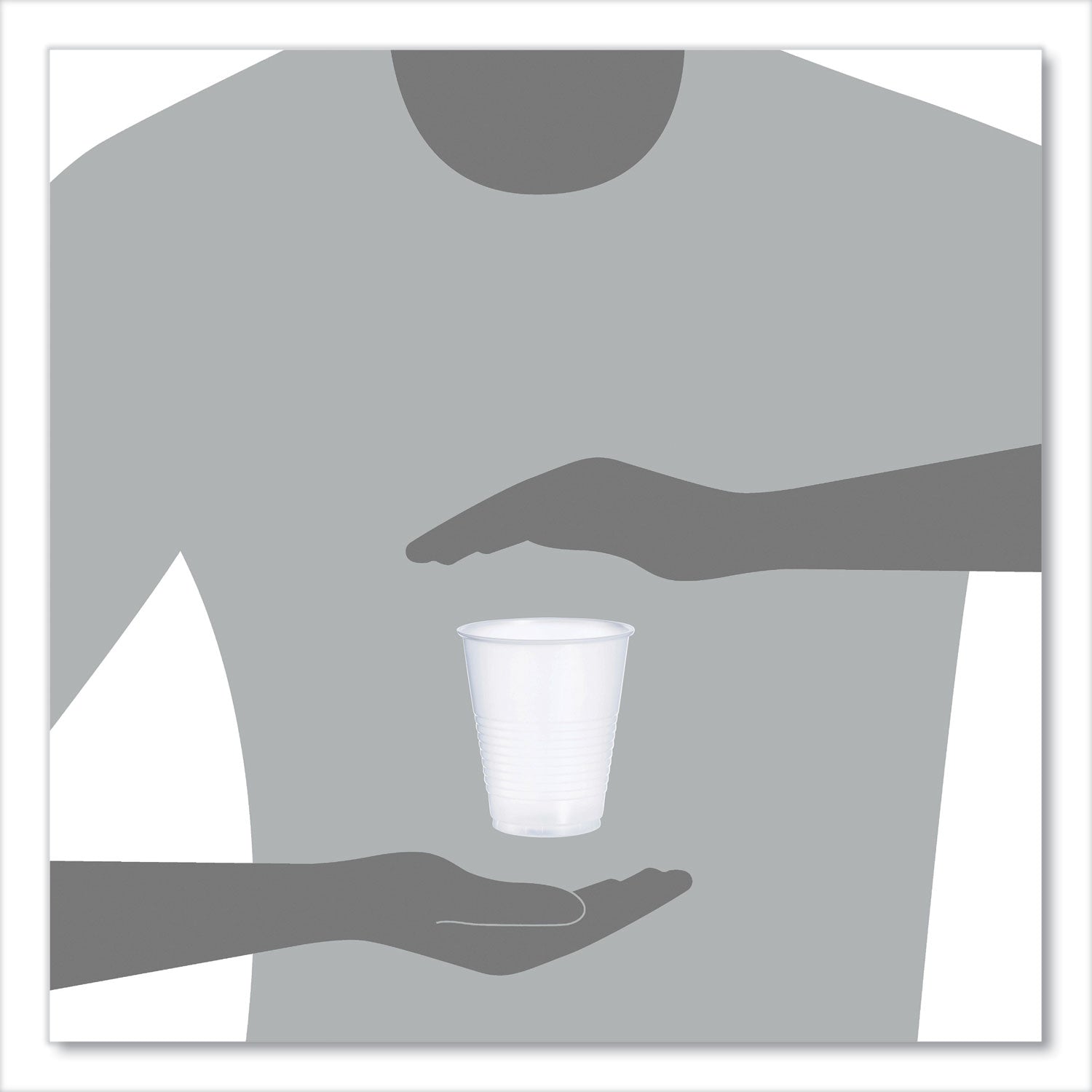 Dart® High-Impact Polystyrene Squat Cold Cups, 12 oz, Plastic, Translucent, 50/Sleeve, 20 Sleeves/Carton