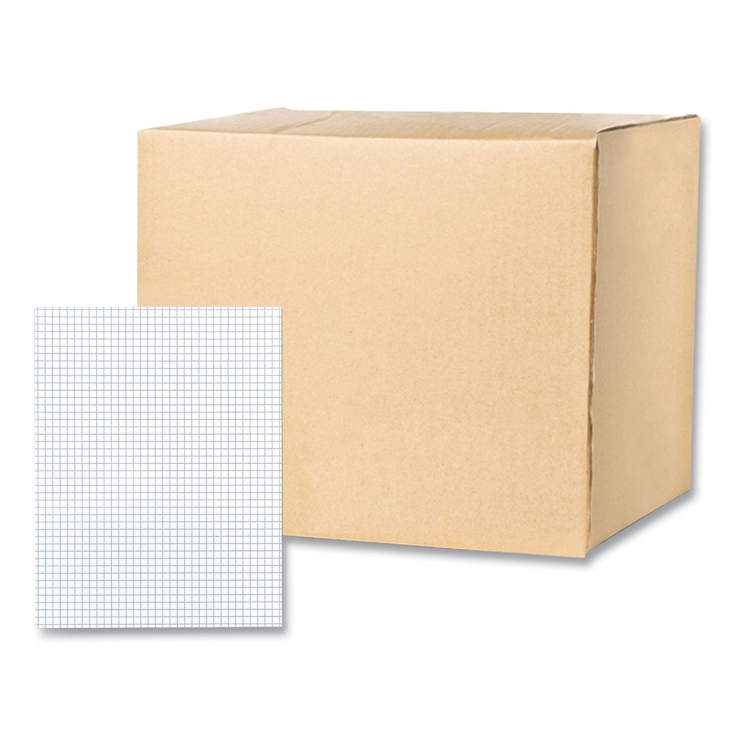 Gummed Pad | 4 sq/in Quadrille Rule, 50 Sheets