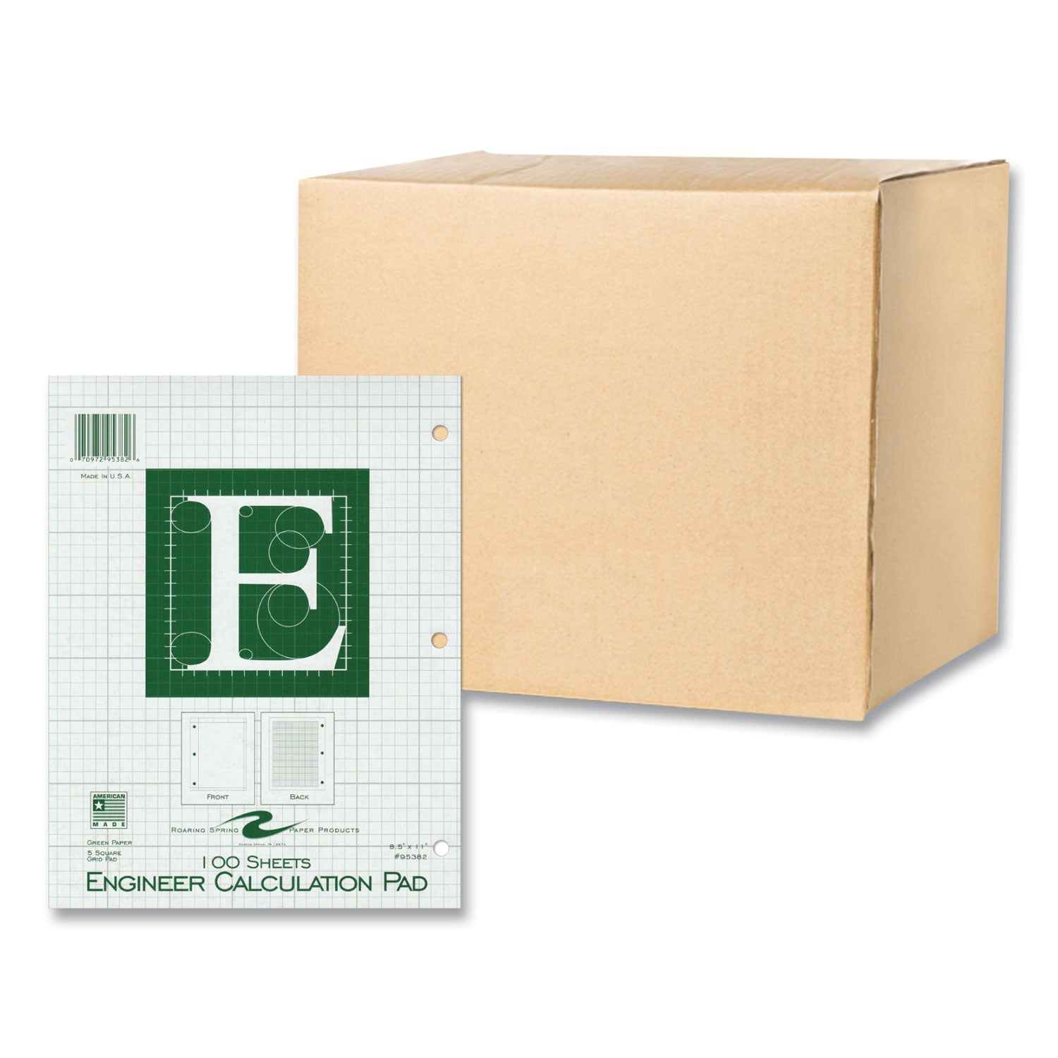 Engineer Pad | Quad Rule, 100 Sheets, 8.5x11