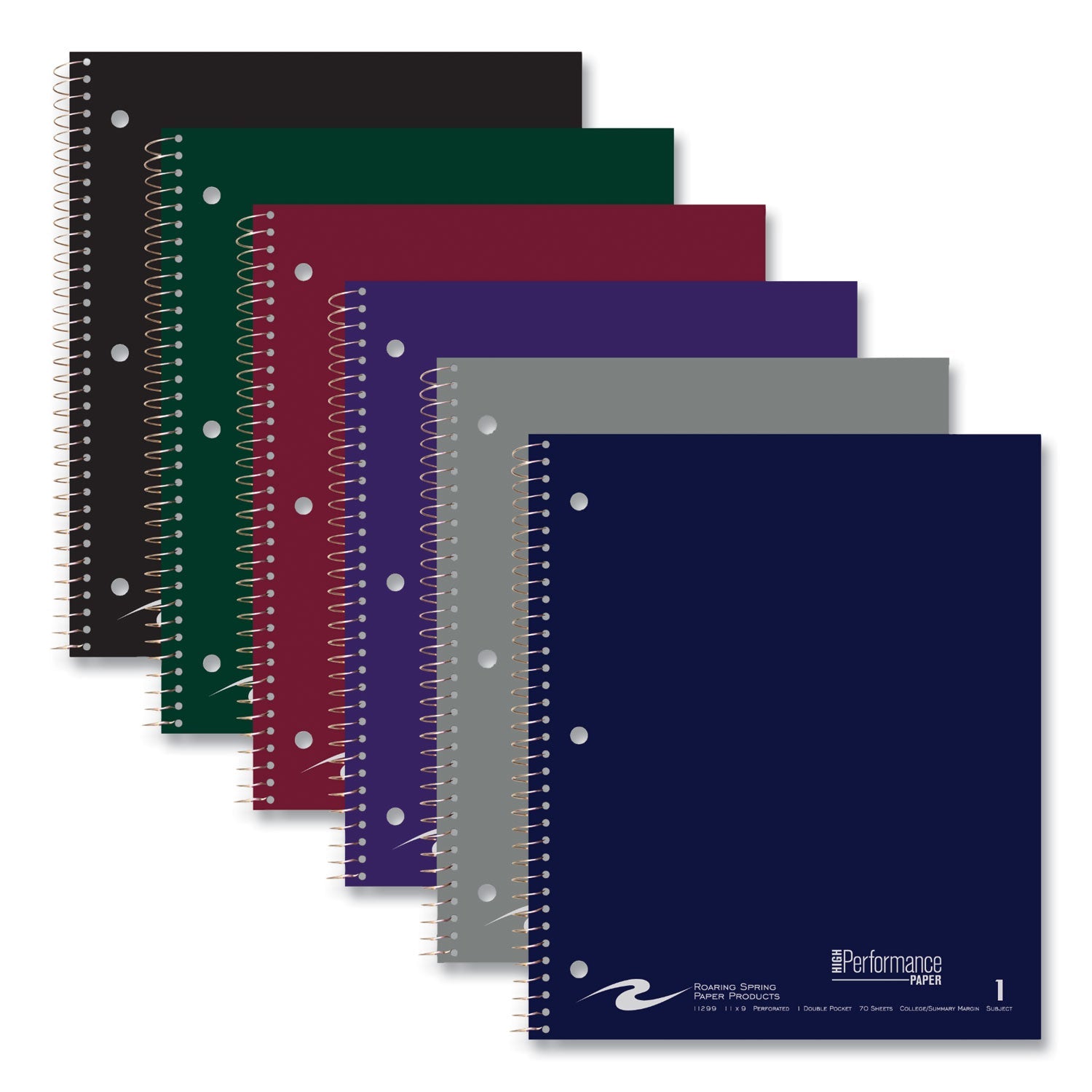 1-Subject Wirebound Notebook | 80 Sheets, 11x9