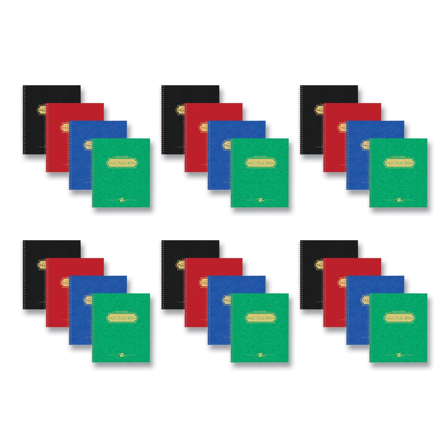 Teachers Plan Book | Wirebound, Assorted Colors