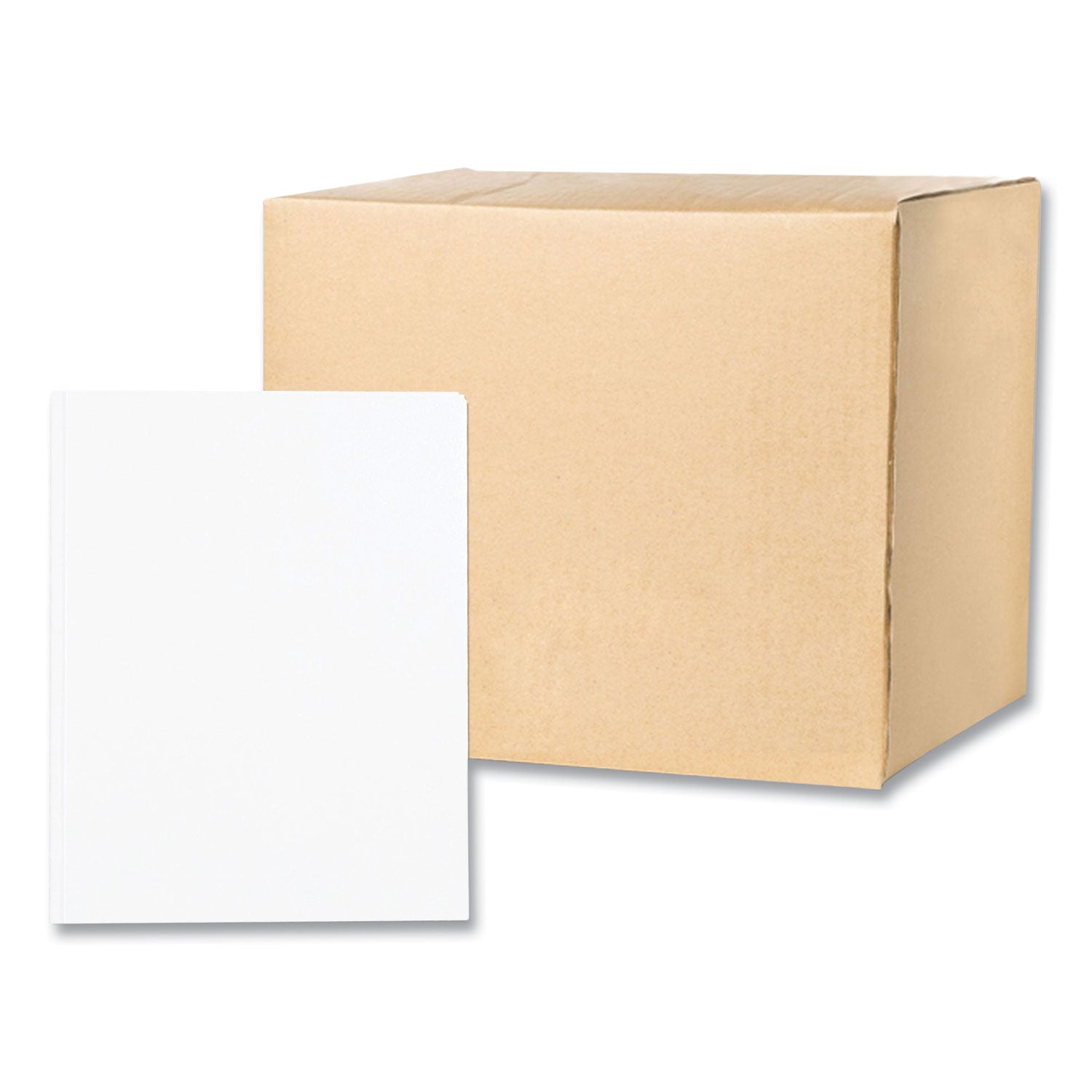 Pocket Folder with 3 Fasteners | White, 25/Box