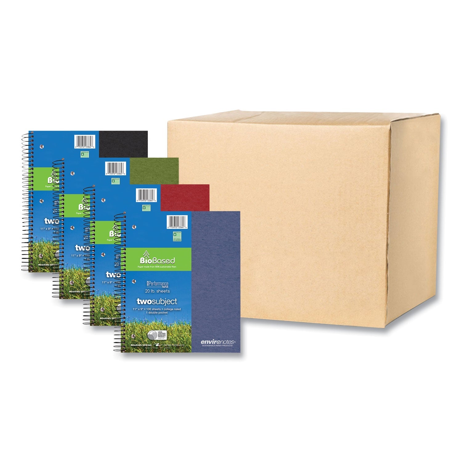 BioBased 2 Subject Notebook | College Rule, Asst.