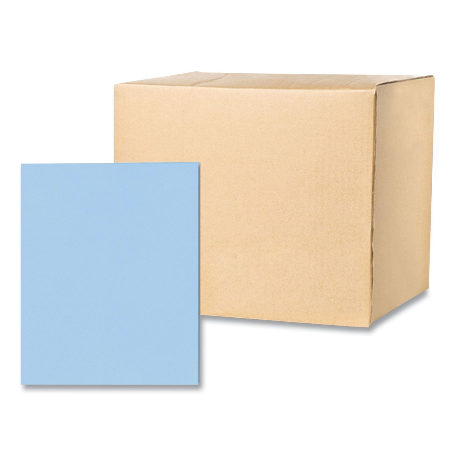 Pocket Folder | Light Blue, 25/Box