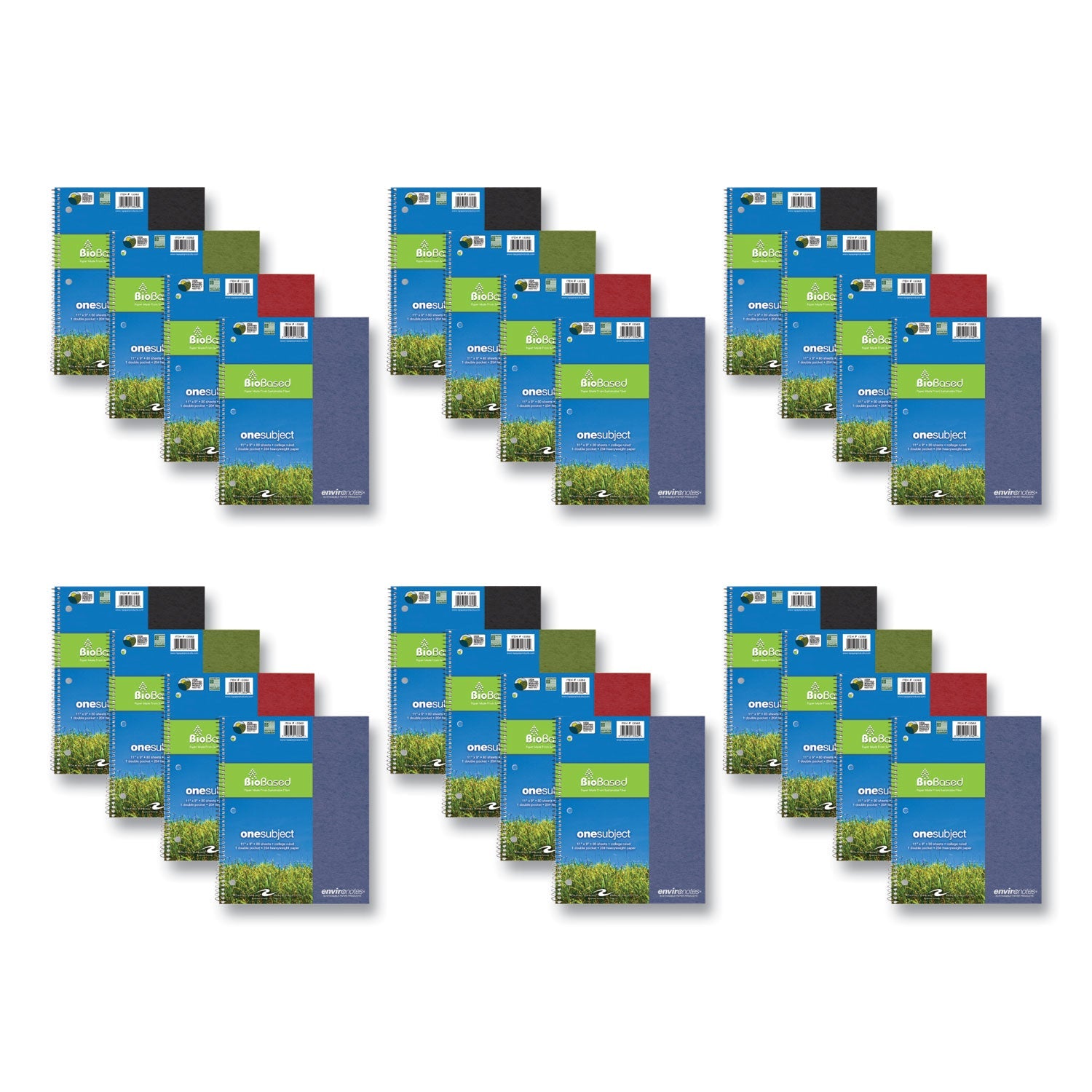 BioBased 1 Subject Notebook | College Rule, Asst.
