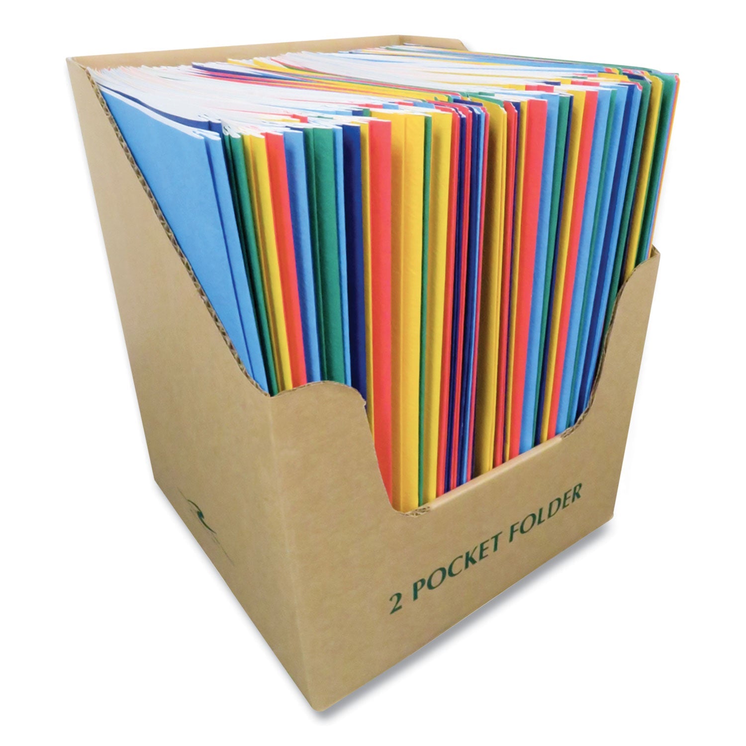 Pocket Folder with 3 Fasteners | Assorted, 100/CT