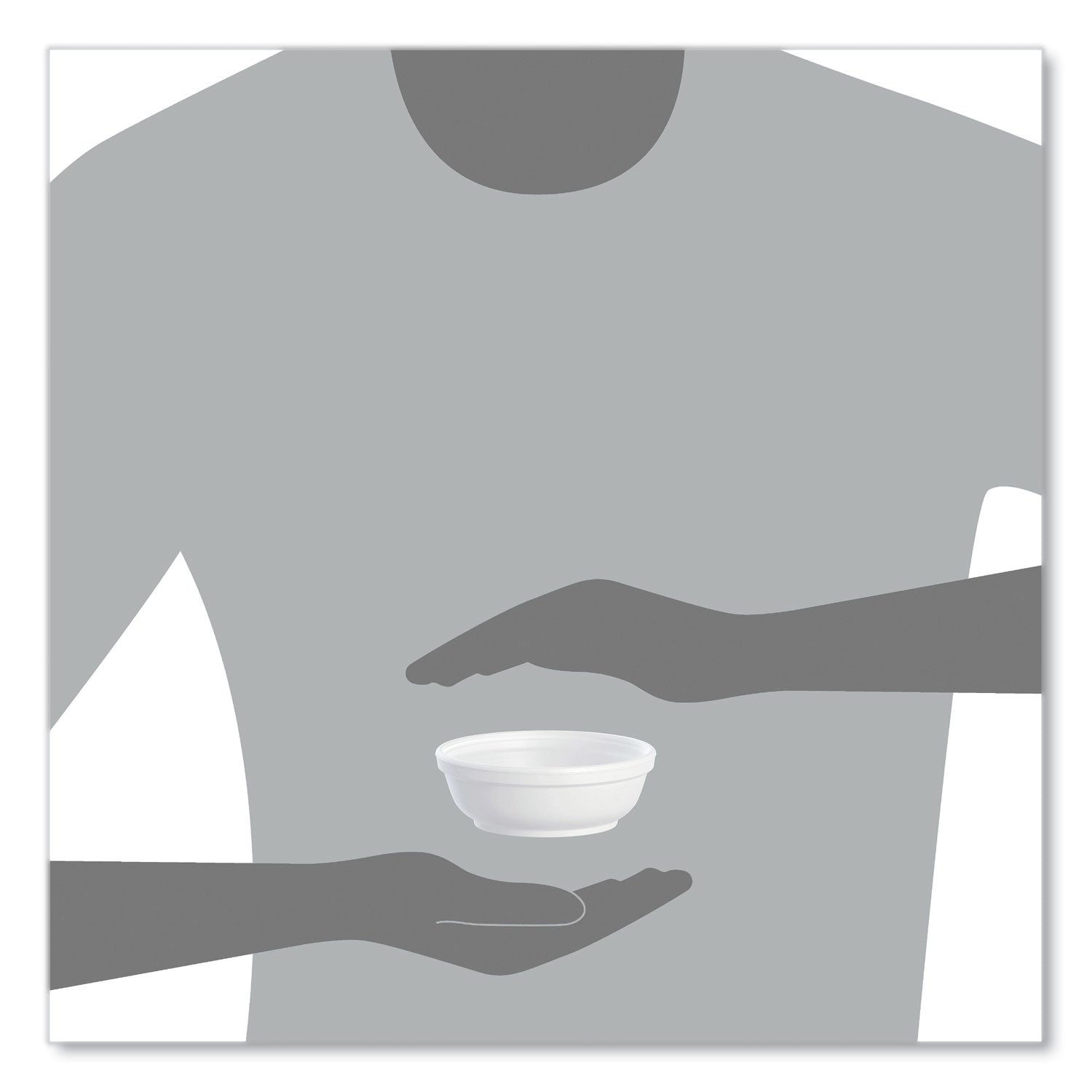 Dart® Insulated Foam Bowls, 6 Oz, White, 50/pack, 20 Packs/carton