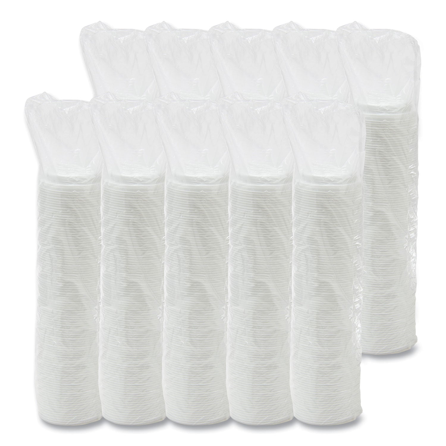 SOLO® Cappuccino Dome Sipper Lids, Fits 12 oz to 24 oz Hot Cups, Plastic, White, 1,000/Carton