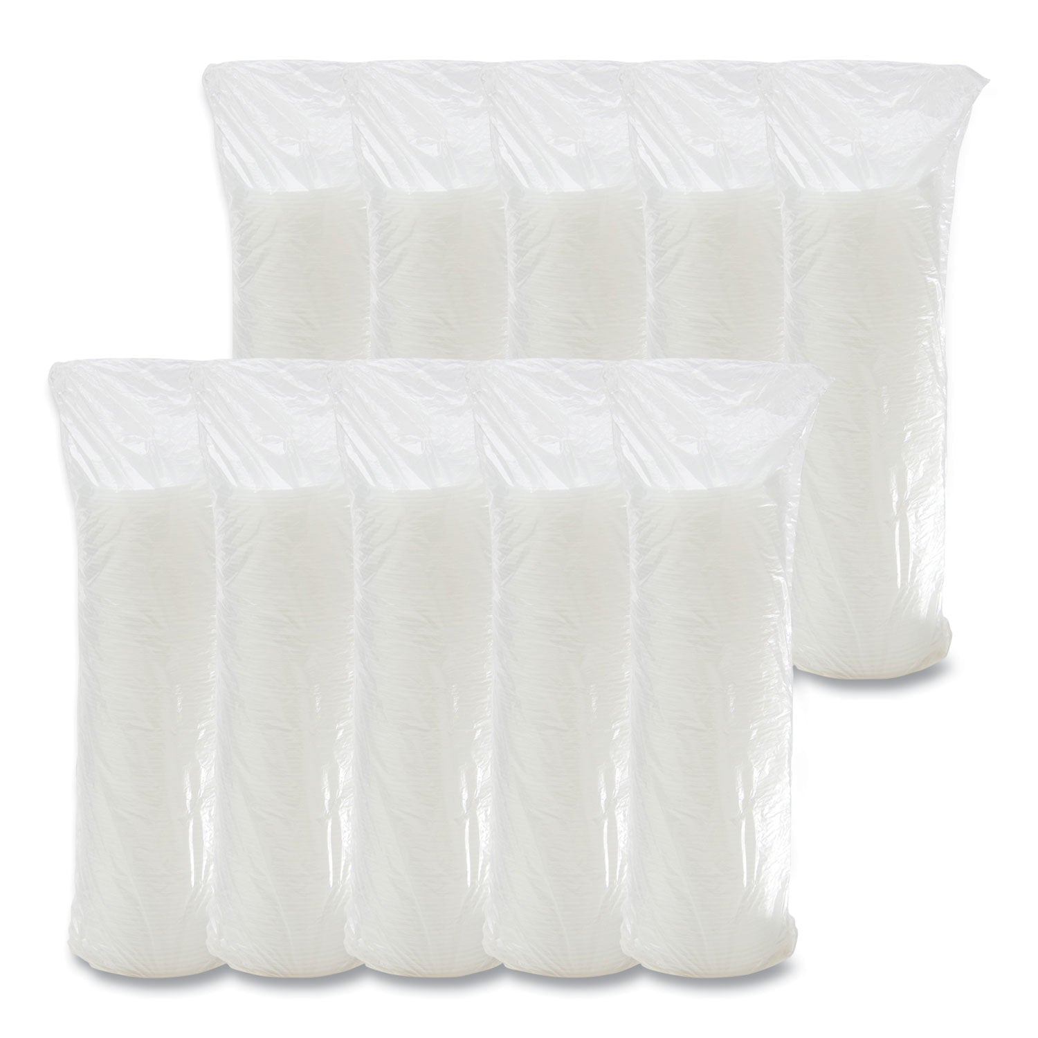 Dart® Lift n' Lock Plastic Hot Cup Lids With Straw Slot, Fits 12 oz to 24 oz Hot Cups, Plastic, Translucent, 100/Pack, 10 Packs/CT