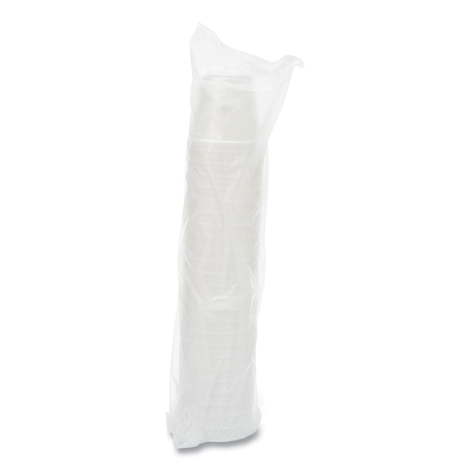 Dart® Foam Containers, Squat, 16 oz, White, 25/Bag, 20 Bags/Carton