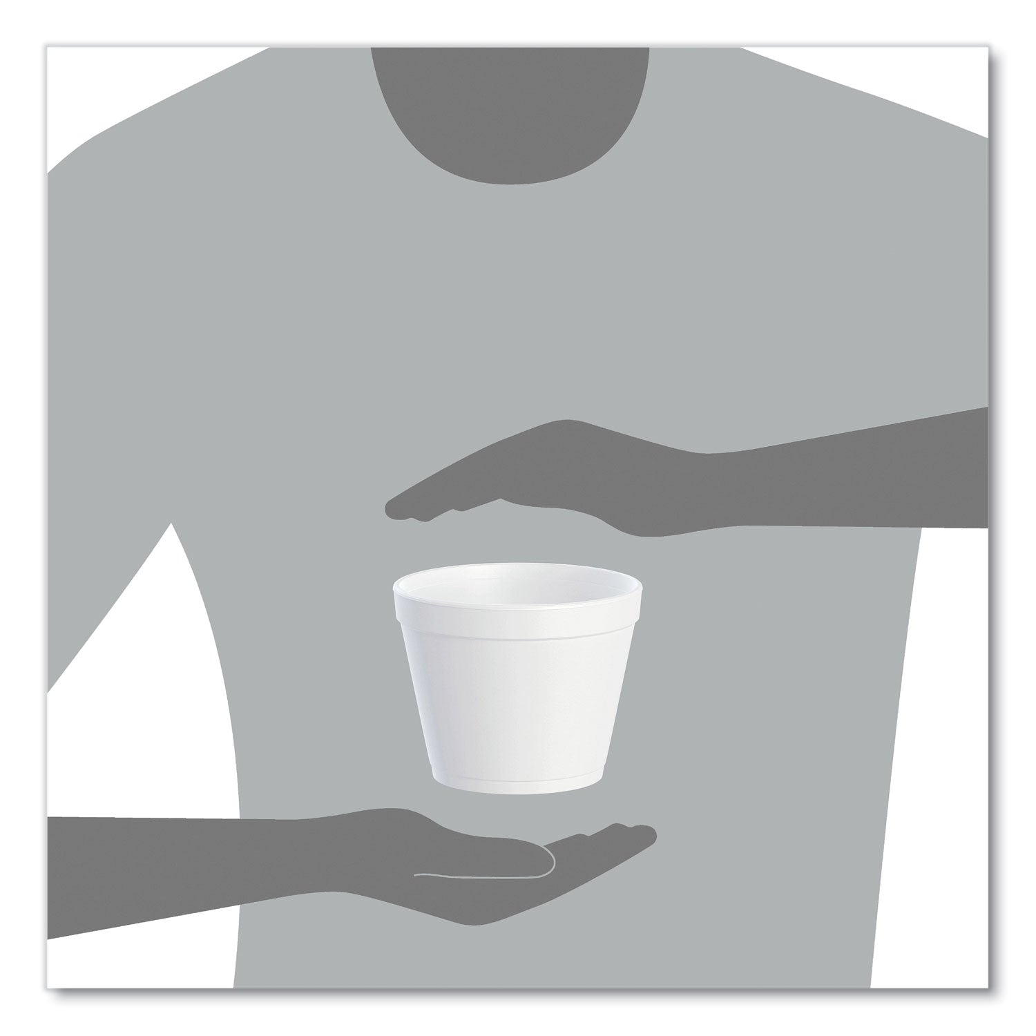 Dart® Foam Containers, 24 Oz, White, 25/bag, 20 Bags/carton