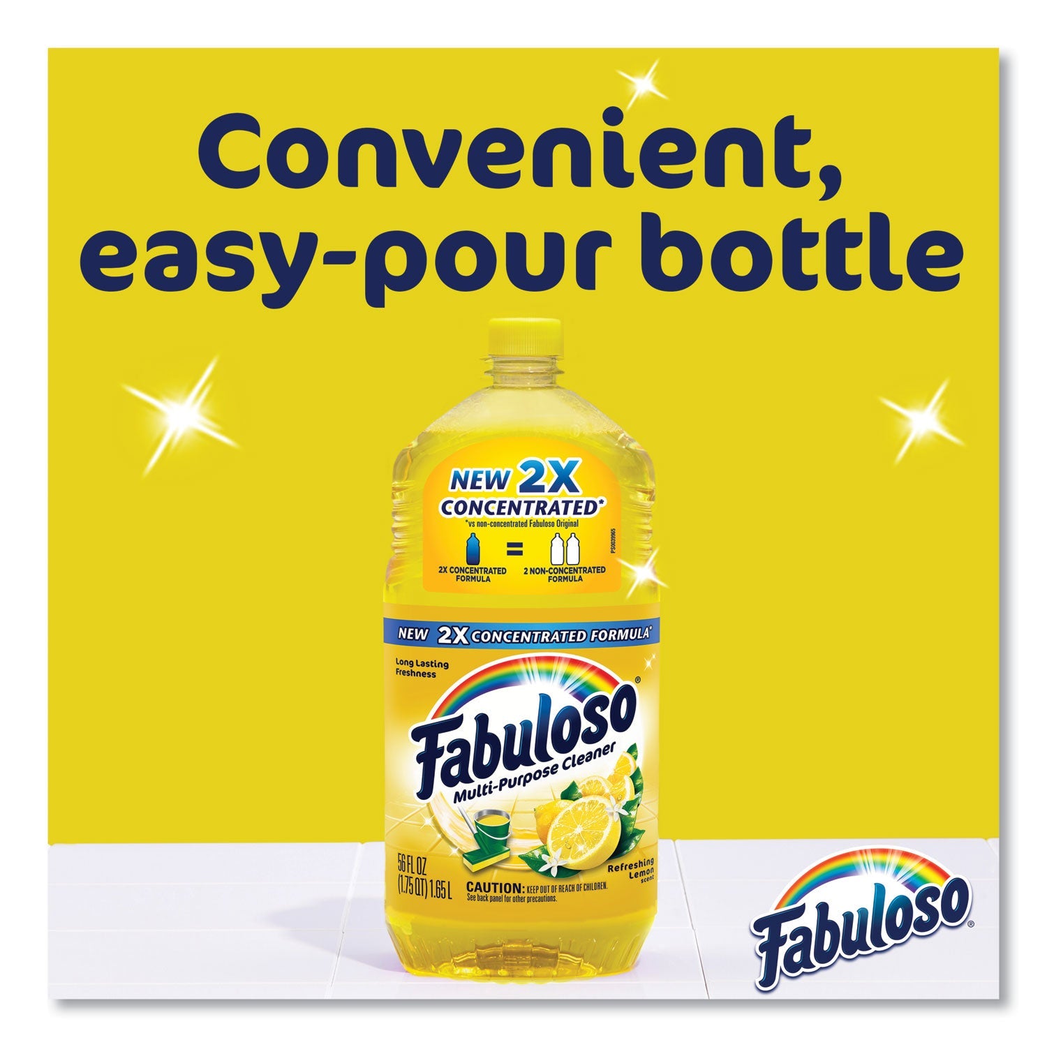 Fabuloso® Multi-Use Cleaner, Lemon Scent, 169 Oz Bottle