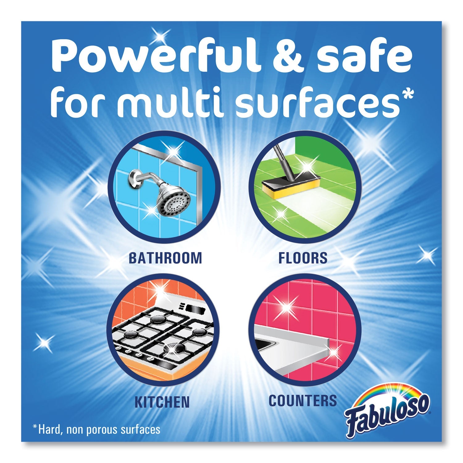Fabuloso® Multi-Use Cleaner, Lemon Scent, 169 Oz Bottle