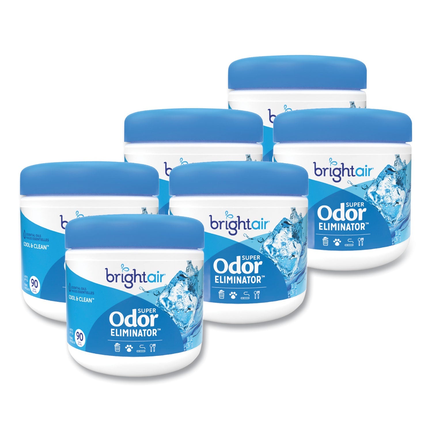 Super Odor Eliminator | Cool & Clean | 6/carton