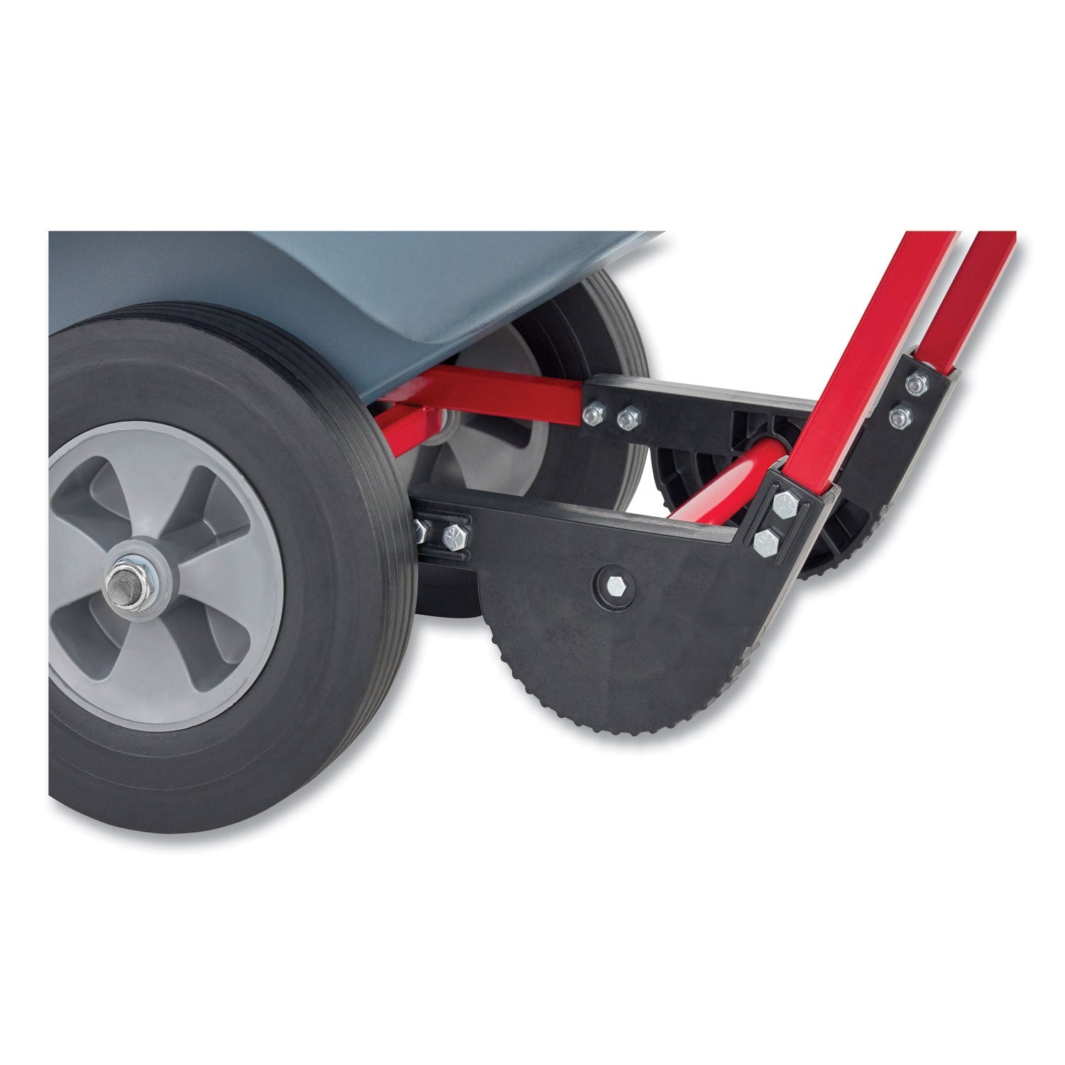 Rubbermaid® Commercial 1 cu yd BRUTE DURATILT Frame Tilt Truck, Standard Duty, 1,200 lb Capacity, Gray