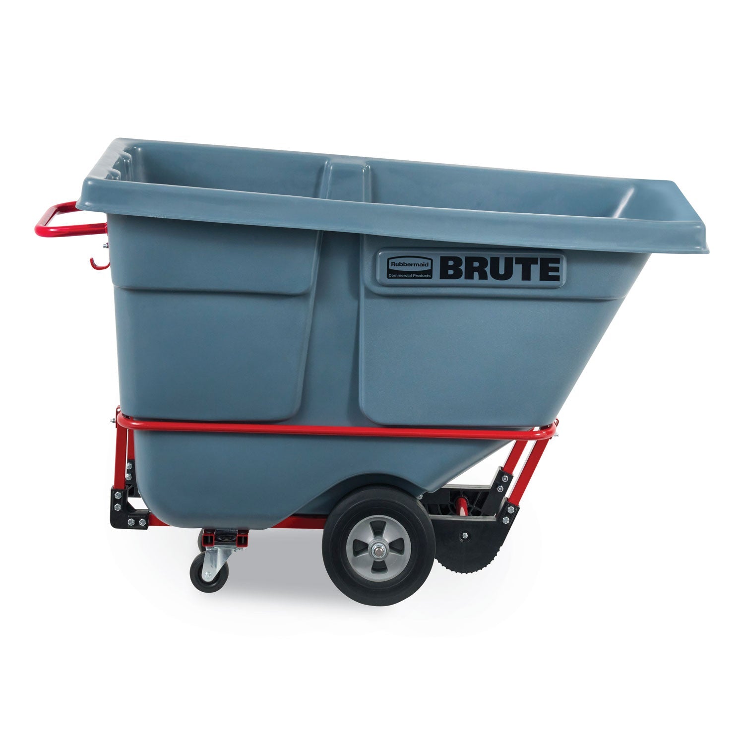 Rubbermaid® Commercial 0.5 cu yd BRUTE DURATILT Frame Tilt Truck, Standard Duty, 850 lb Capacity, Gray