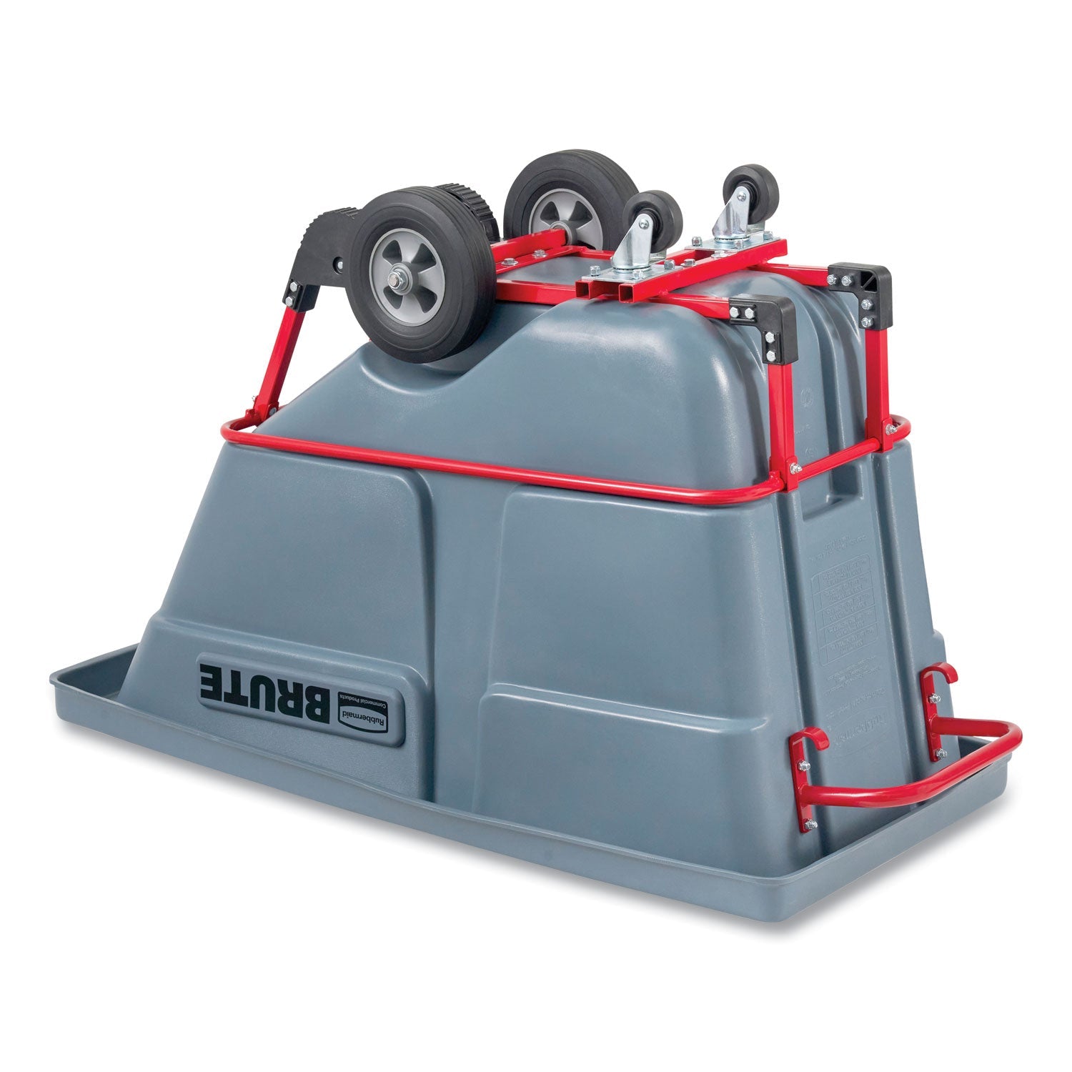 Rubbermaid® Commercial 0.5 cu yd BRUTE DURATILT Frame Tilt Truck, Standard Duty, 850 lb Capacity, Gray