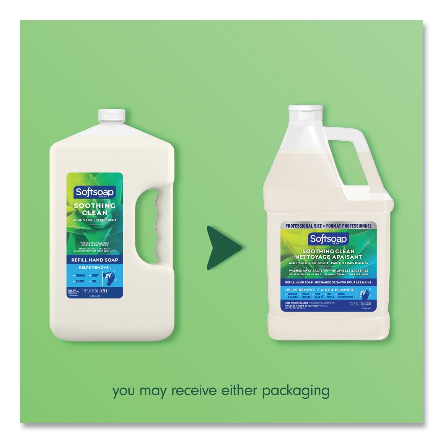 Softsoap® Liquid Hand Soap Refill with Aloe, Aloe Vera Fresh Scent, 1 gal