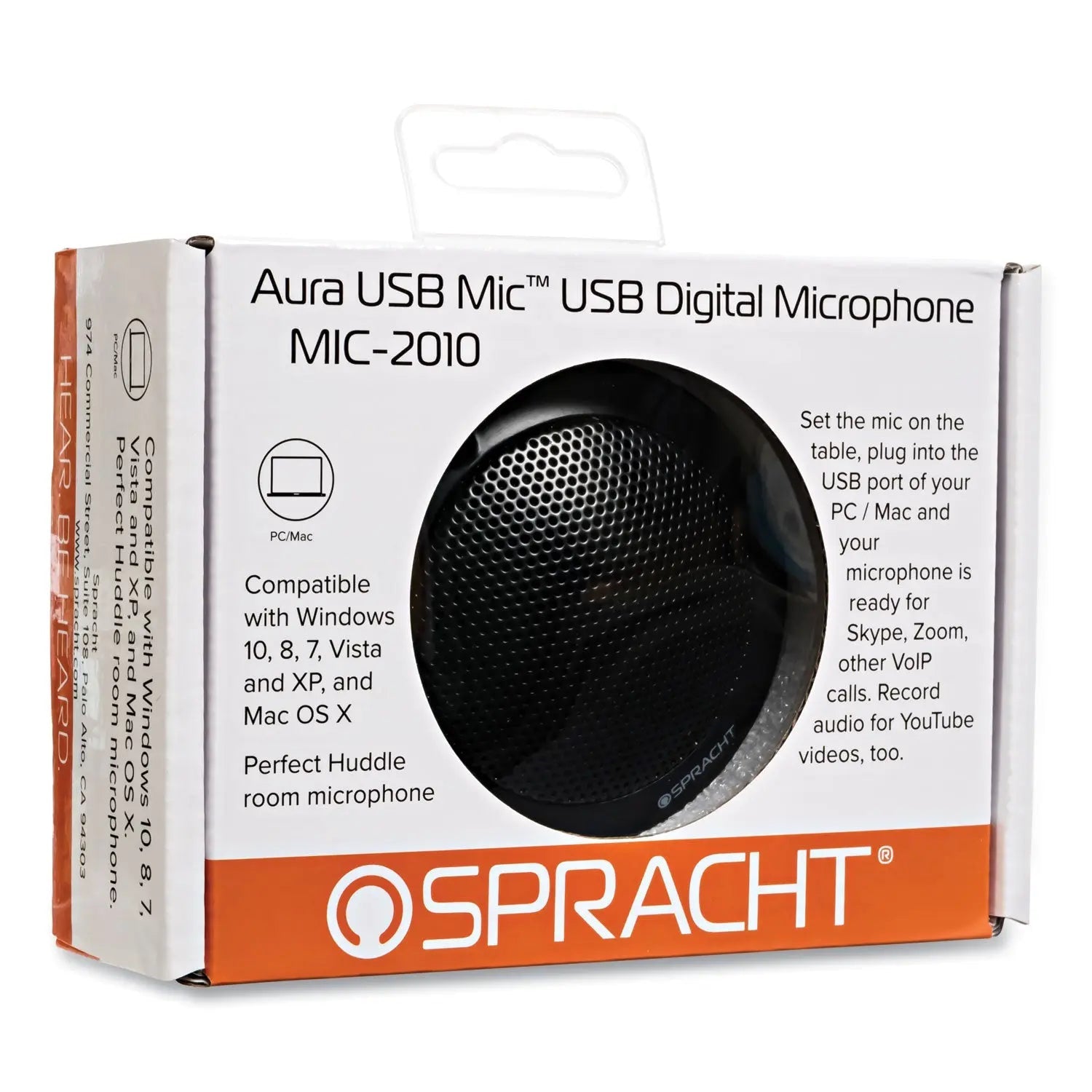 Spracht Mic2010 Digital Usb Microphone, Black