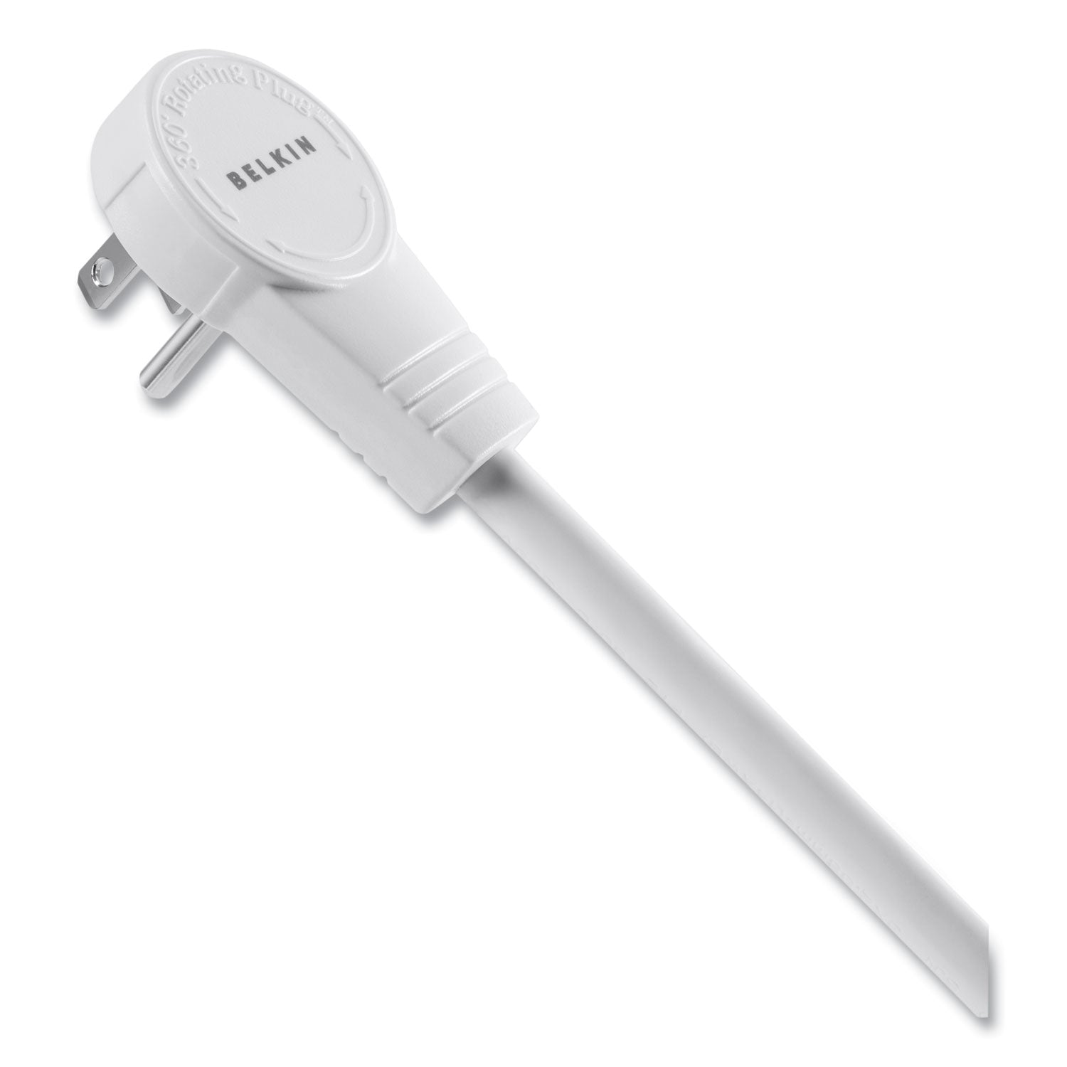 Belkin® Home/Office Surge Protector with Rotating Plug, 6 AC Outlets, 8 ft Cord, 720 J, White