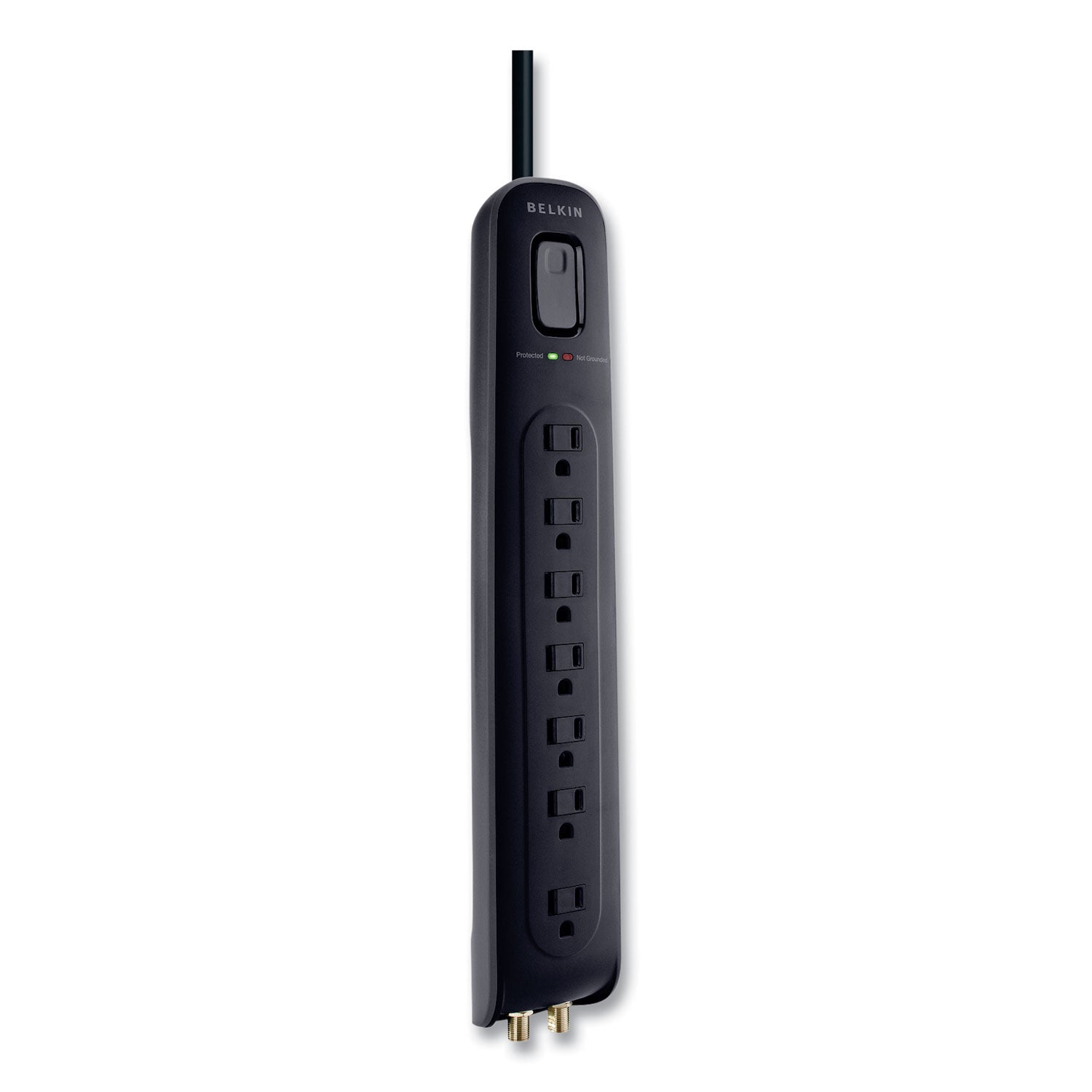 Belkin® Ultimate Surge Protector, 7 AC Outlets, 4 ft Cord, 2,000 J, Black