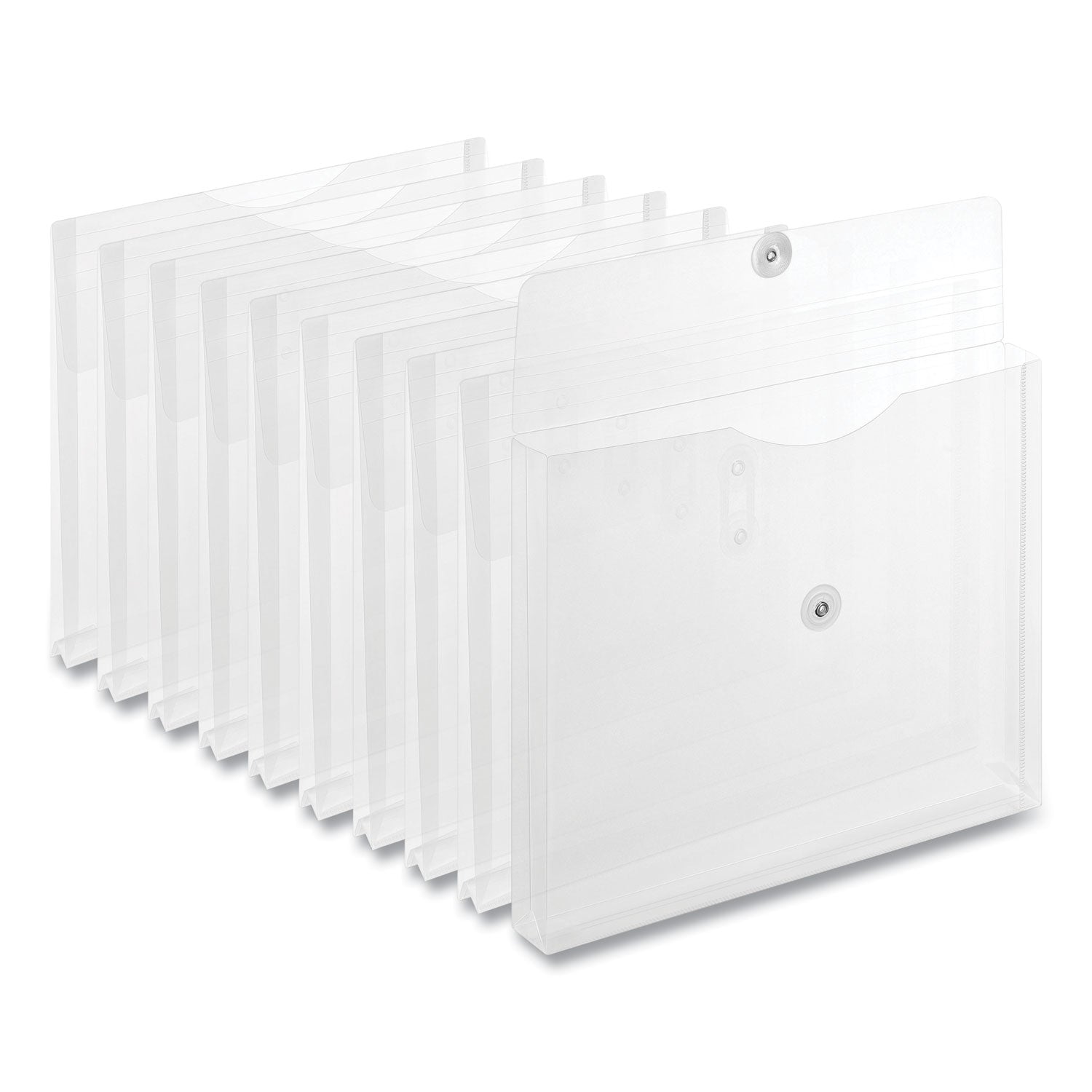 Side Opening Poly Envelopes | Clear | 10/Pack