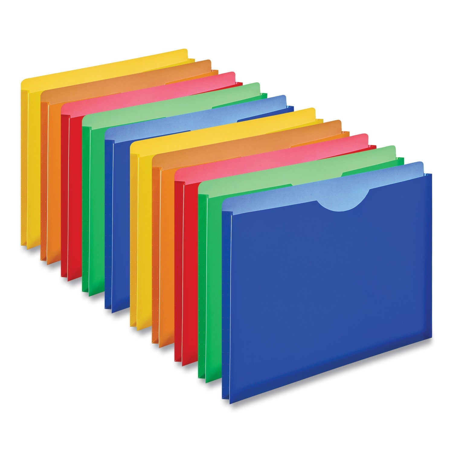 Expanding Poly File Jackets | Letter | Assorted