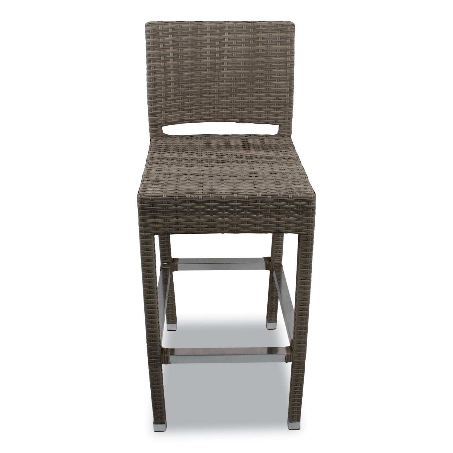 JMC Furniture Gama Series Barstools, Supports Up to 300 lb, 31.25" Seat Height, Ivory Seat, Ivory Back, Ivory Base