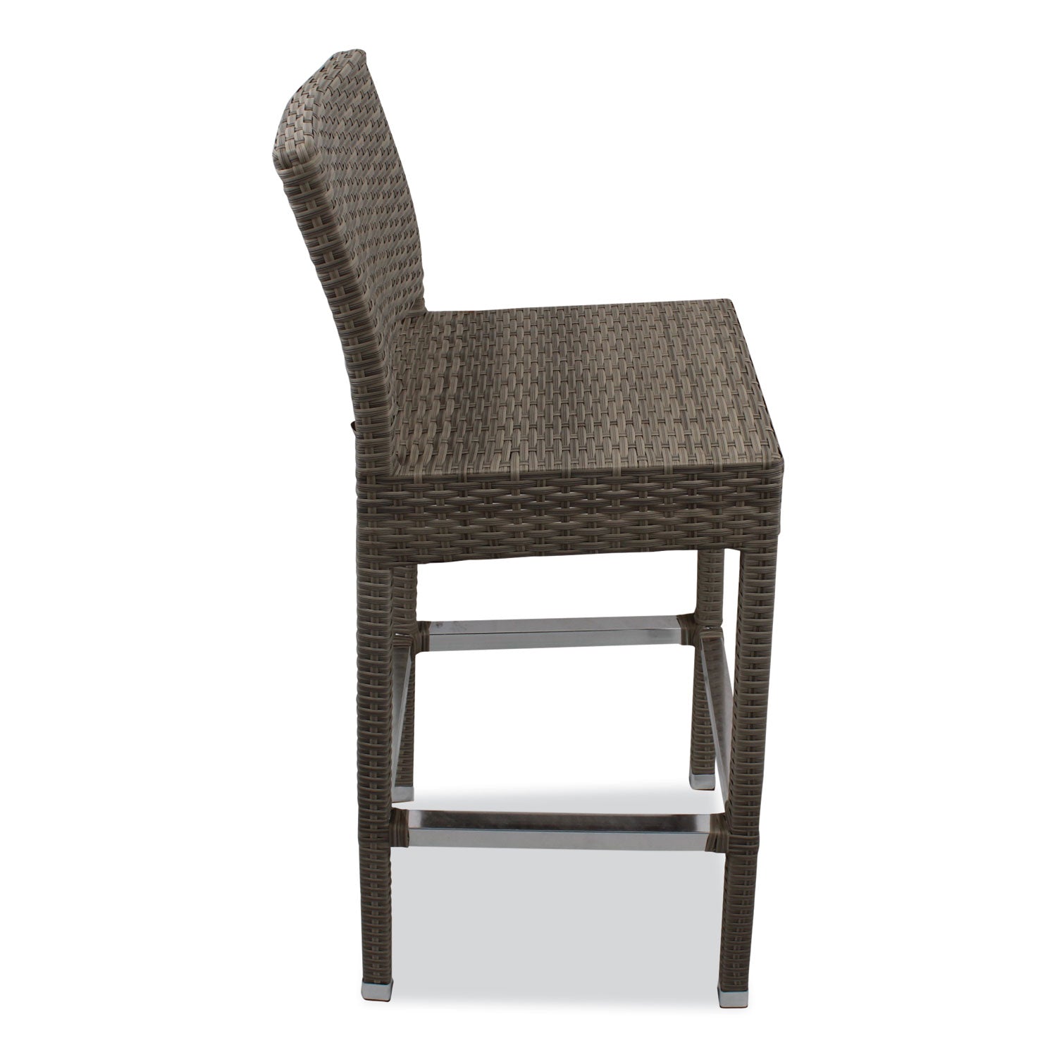 JMC Furniture Gama Series Barstools, Supports Up to 300 lb, 31.25" Seat Height, Ivory Seat, Ivory Back, Ivory Base